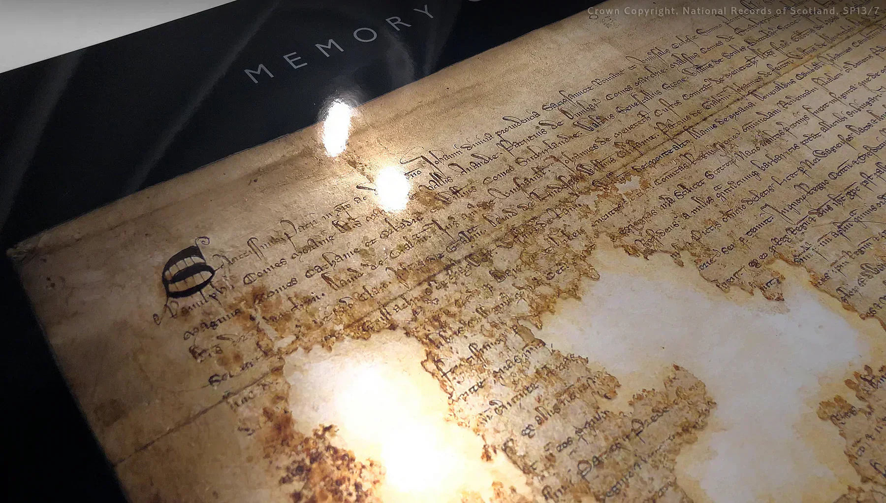 The Declaration of Arbroath Gold Metallic Print Editions Are Available Again
