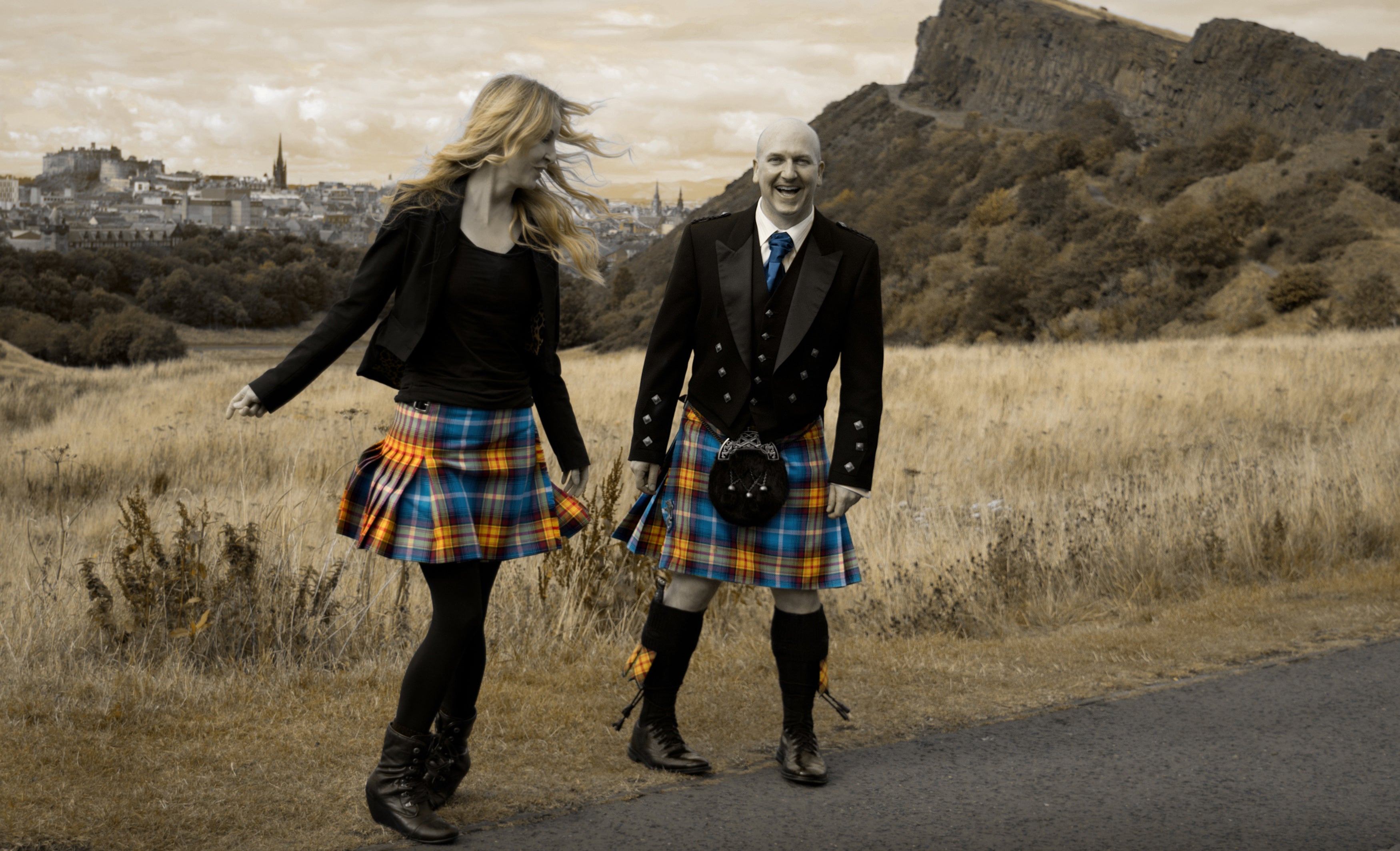 Steven Patrick Sim, the Tartan Artisan® ...with Jill Henderson