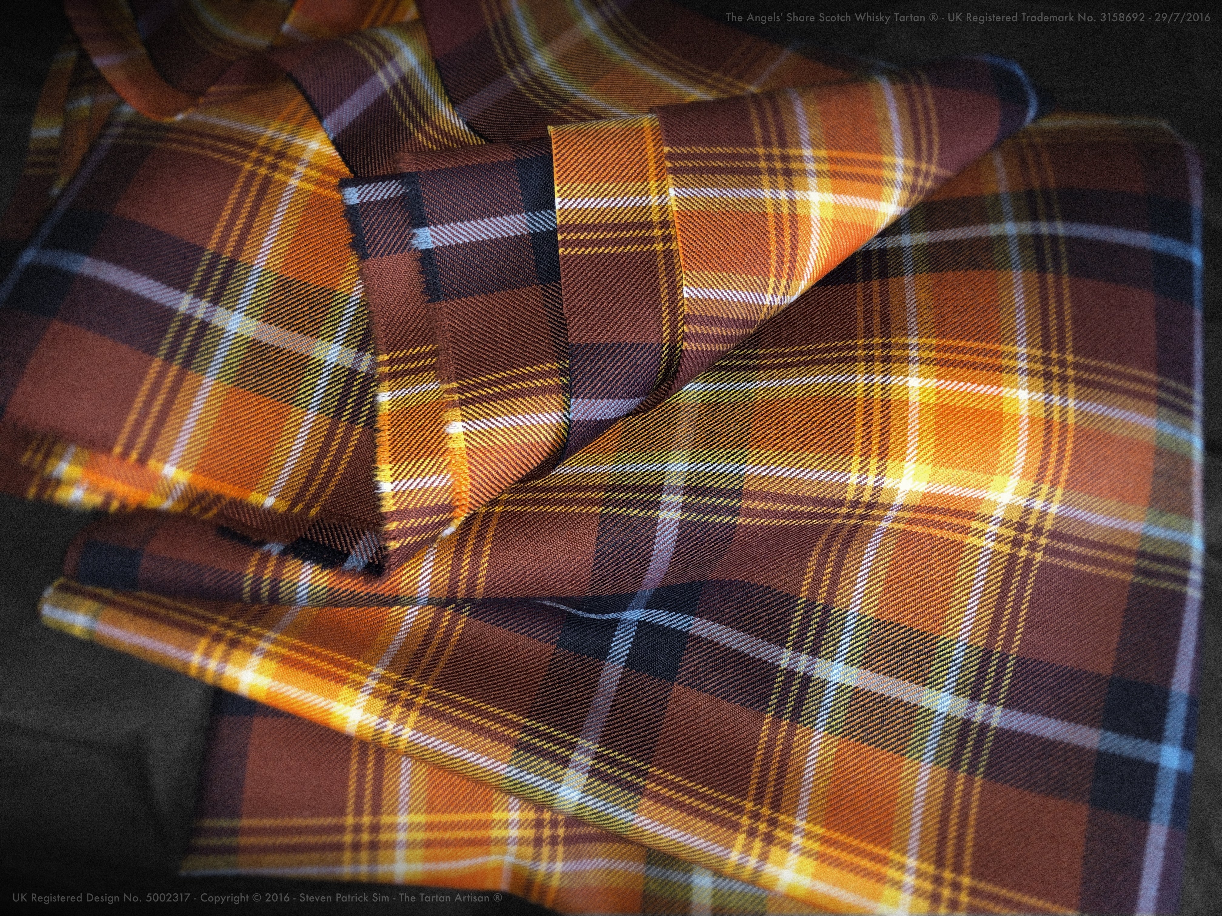 The Angels' Share Scotch Whisky Tartan - Offcuts now available