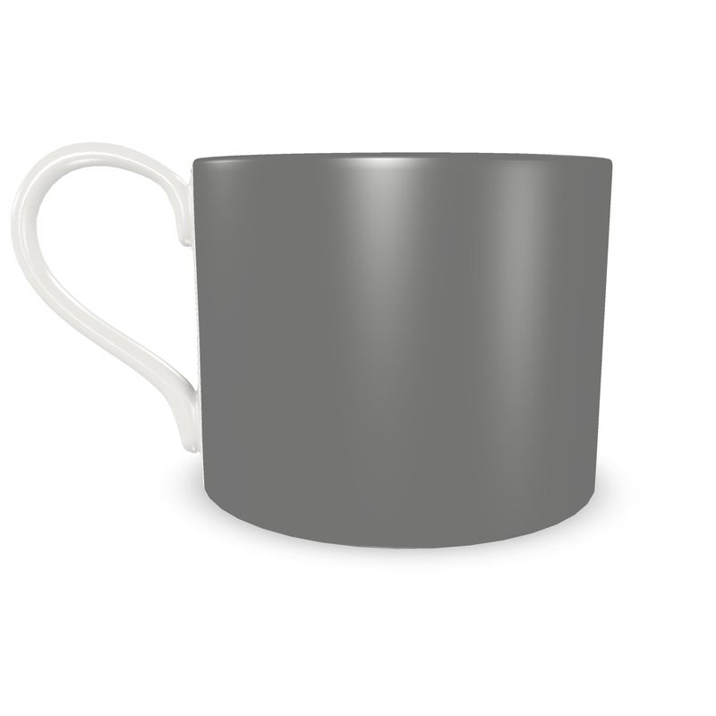 Earthrise Espresso Silver Cup & Saucer