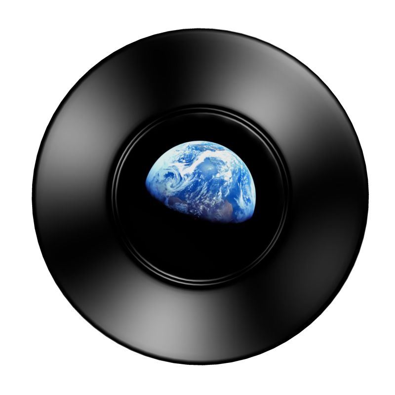 Earthrise Espresso Lunar Cup & Saucer