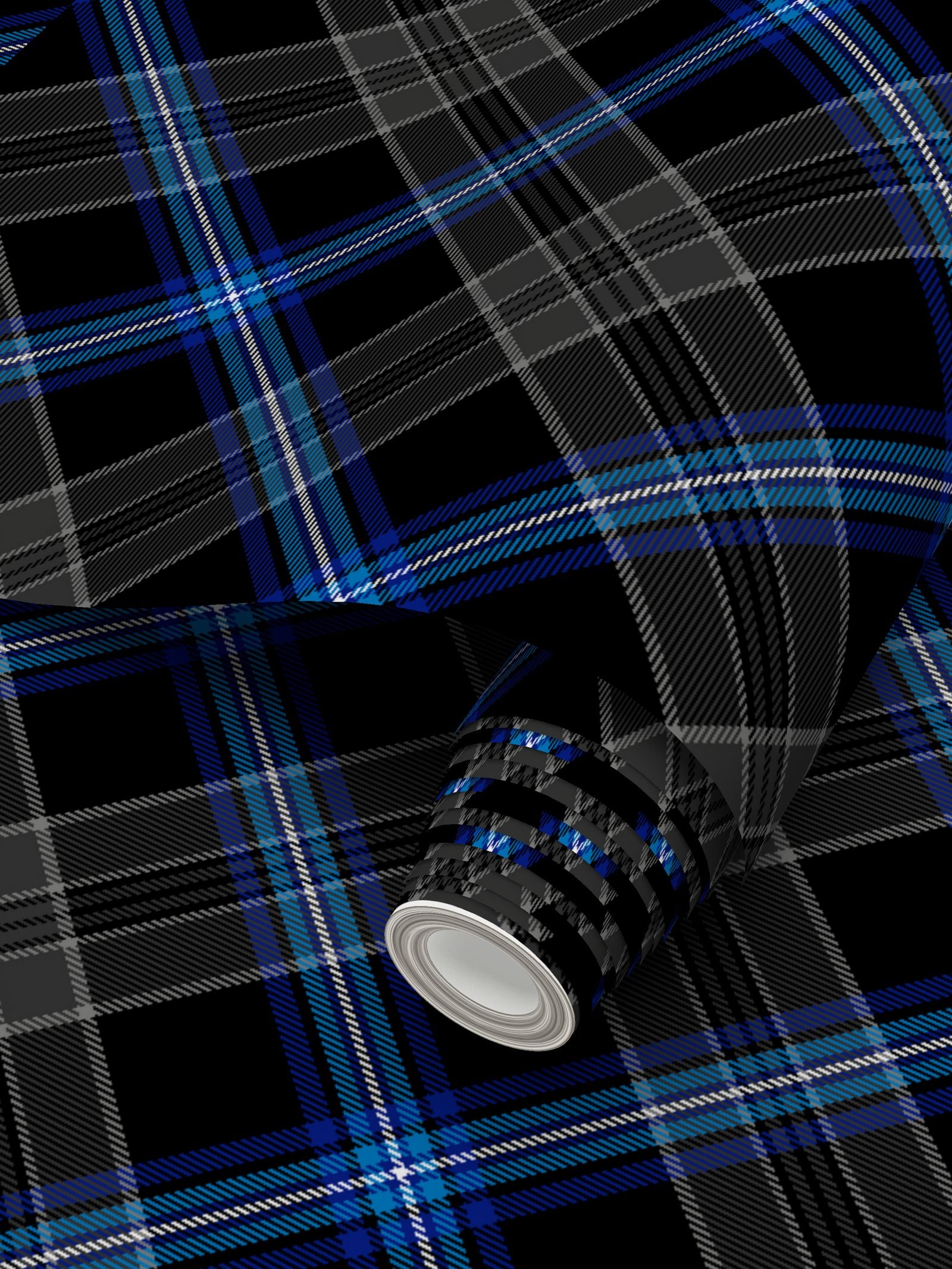 Earthrise Tartan Wallpaper - Diagonal