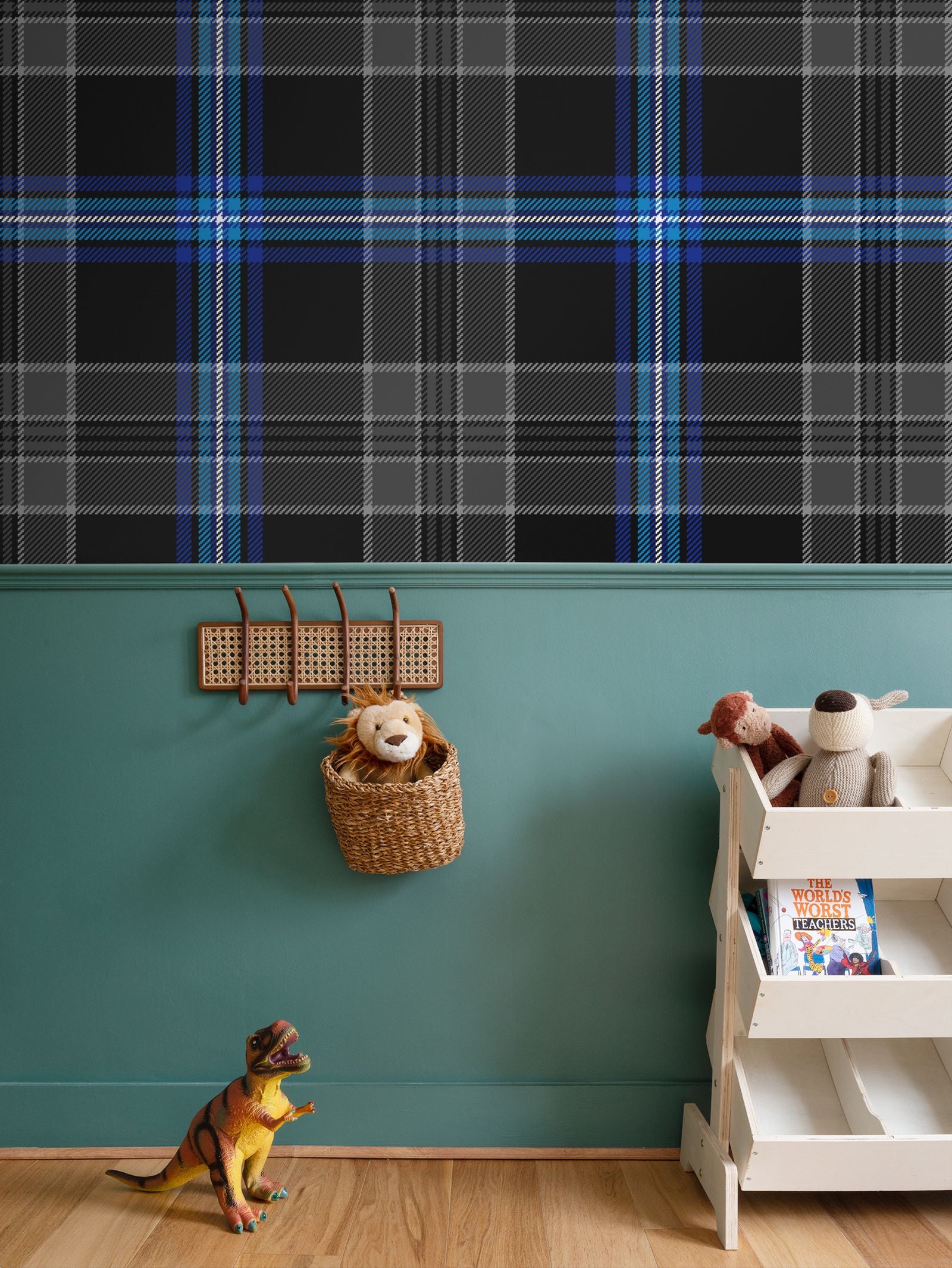 Earthrise Tartan Wallpaper - Square