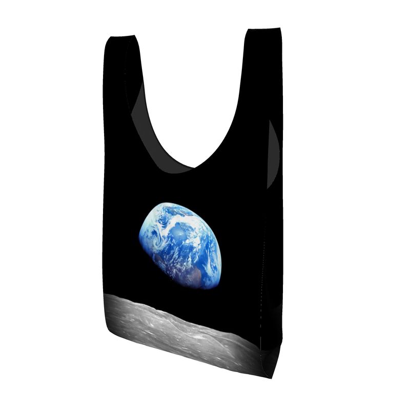 Earthrise Iconic Photo - Parachute Shopping Bag