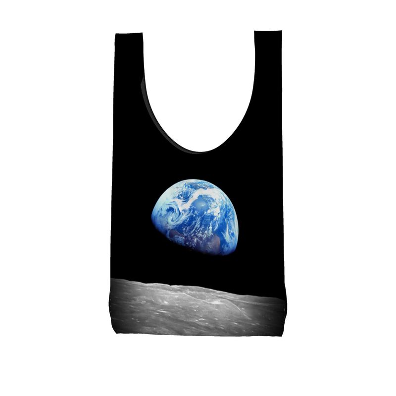 Earthrise Iconic Photo - Parachute Shopping Bag