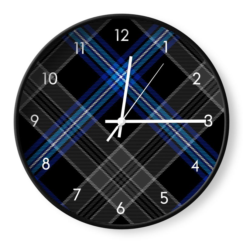 Earthrise 2.0 - Tartan Wall Clock