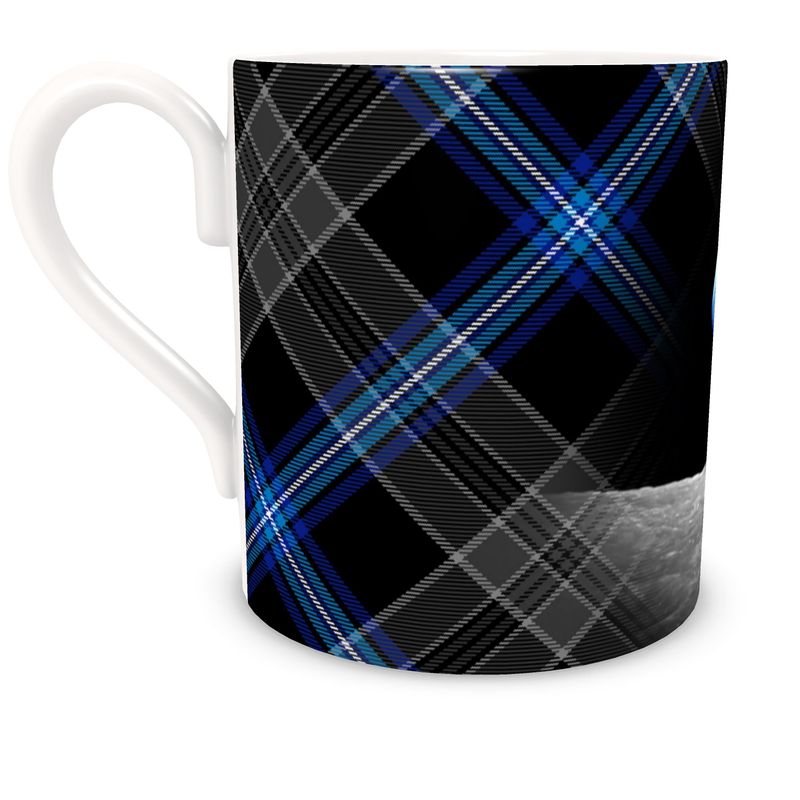 Earthrise Tartan 2.0 - Fine Bone China Mug - With Sett & Photo