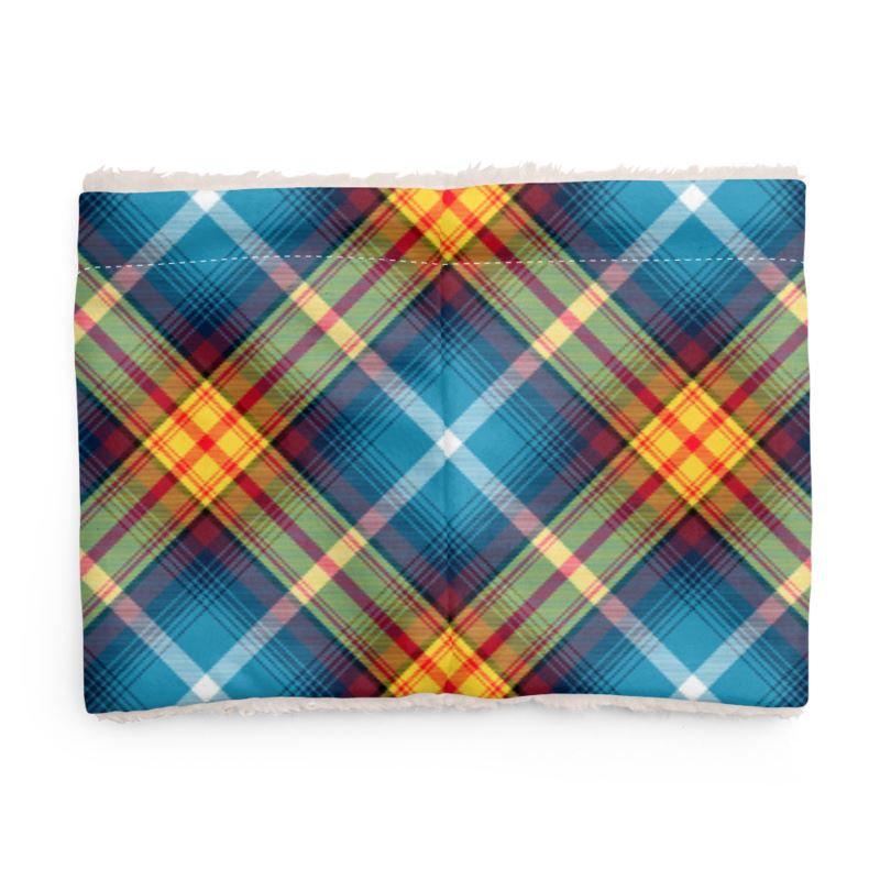 DECLARATION TARTAN SNOOD - White