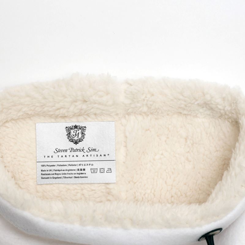 DECLARATION TARTAN SNOOD - White