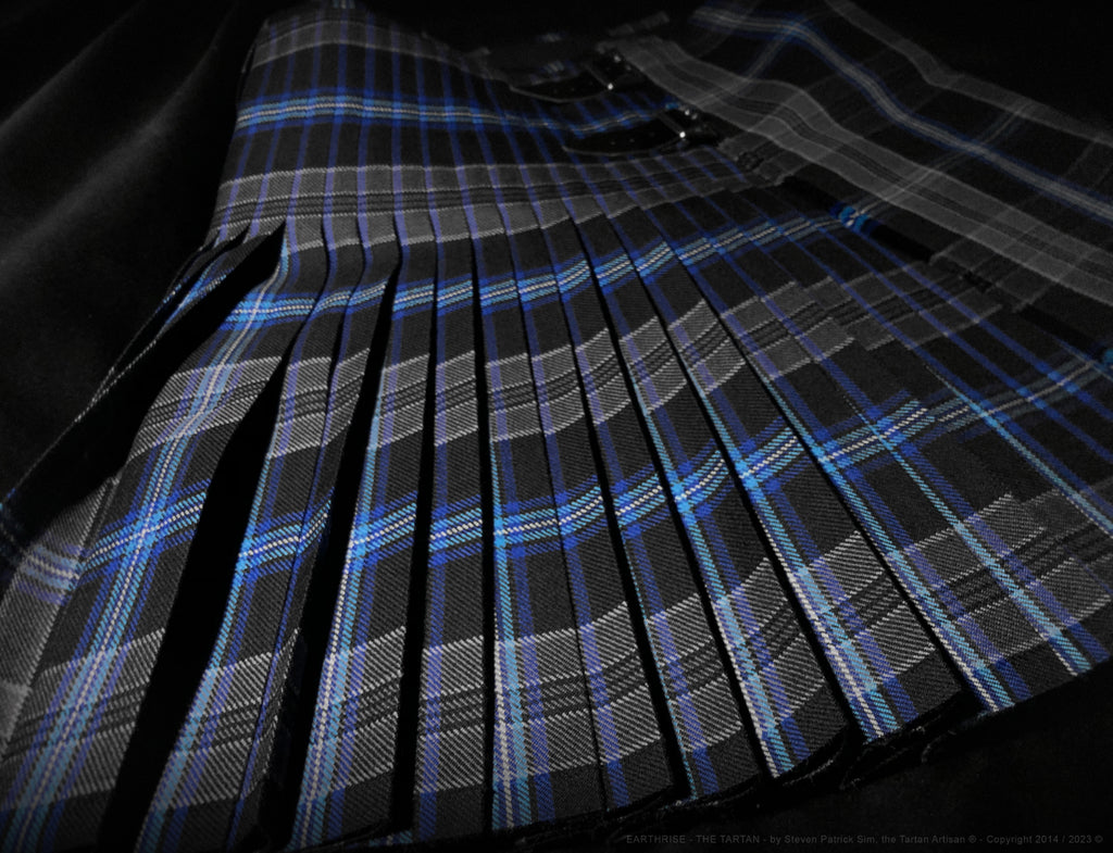 A further variation of the pleated Earthrise composition, focusing on texture and tonal contrast.