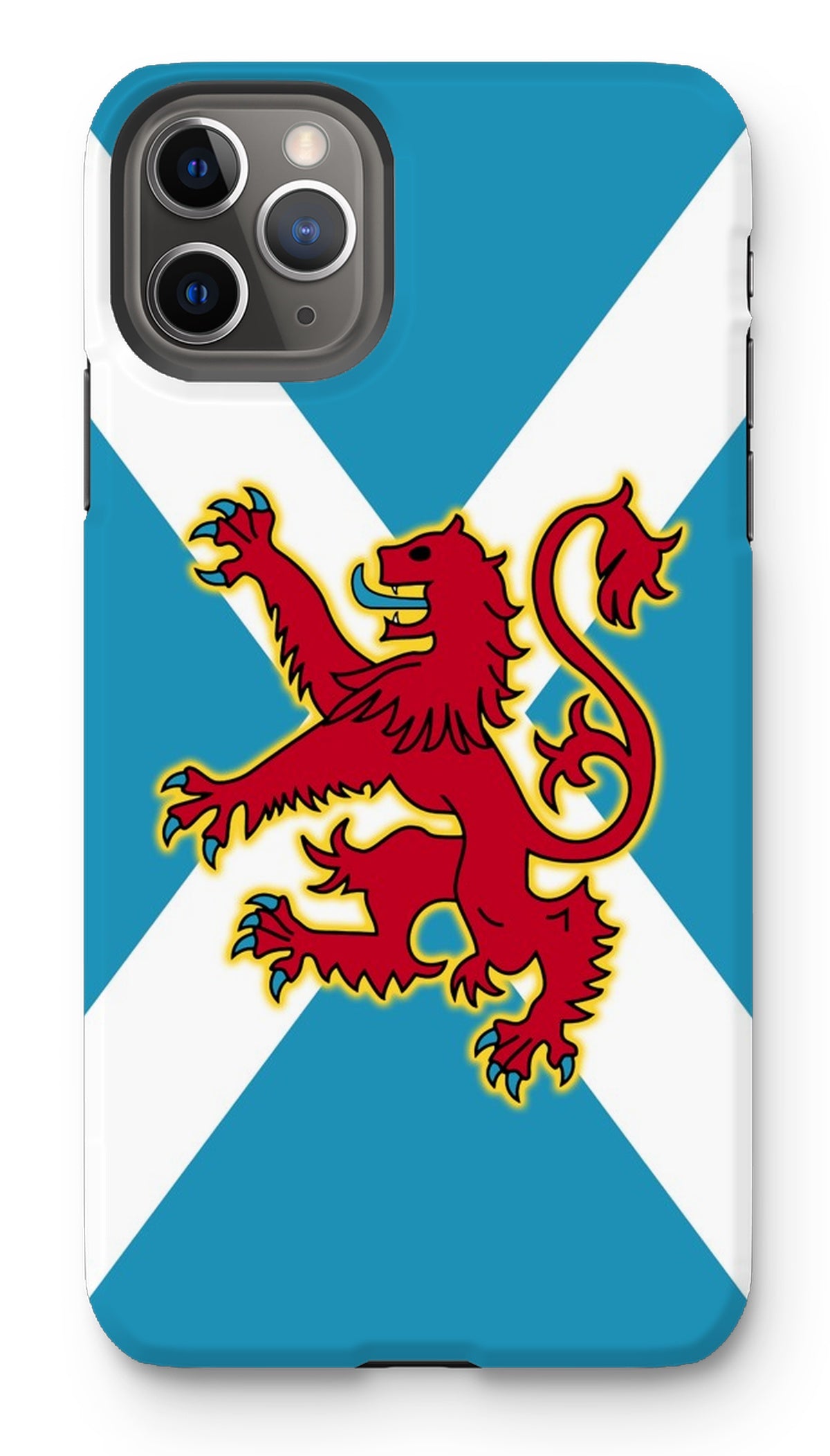 Ancient Azure Scottish Saltire & Lion Rampant ~ Phone Case (collection 2)
