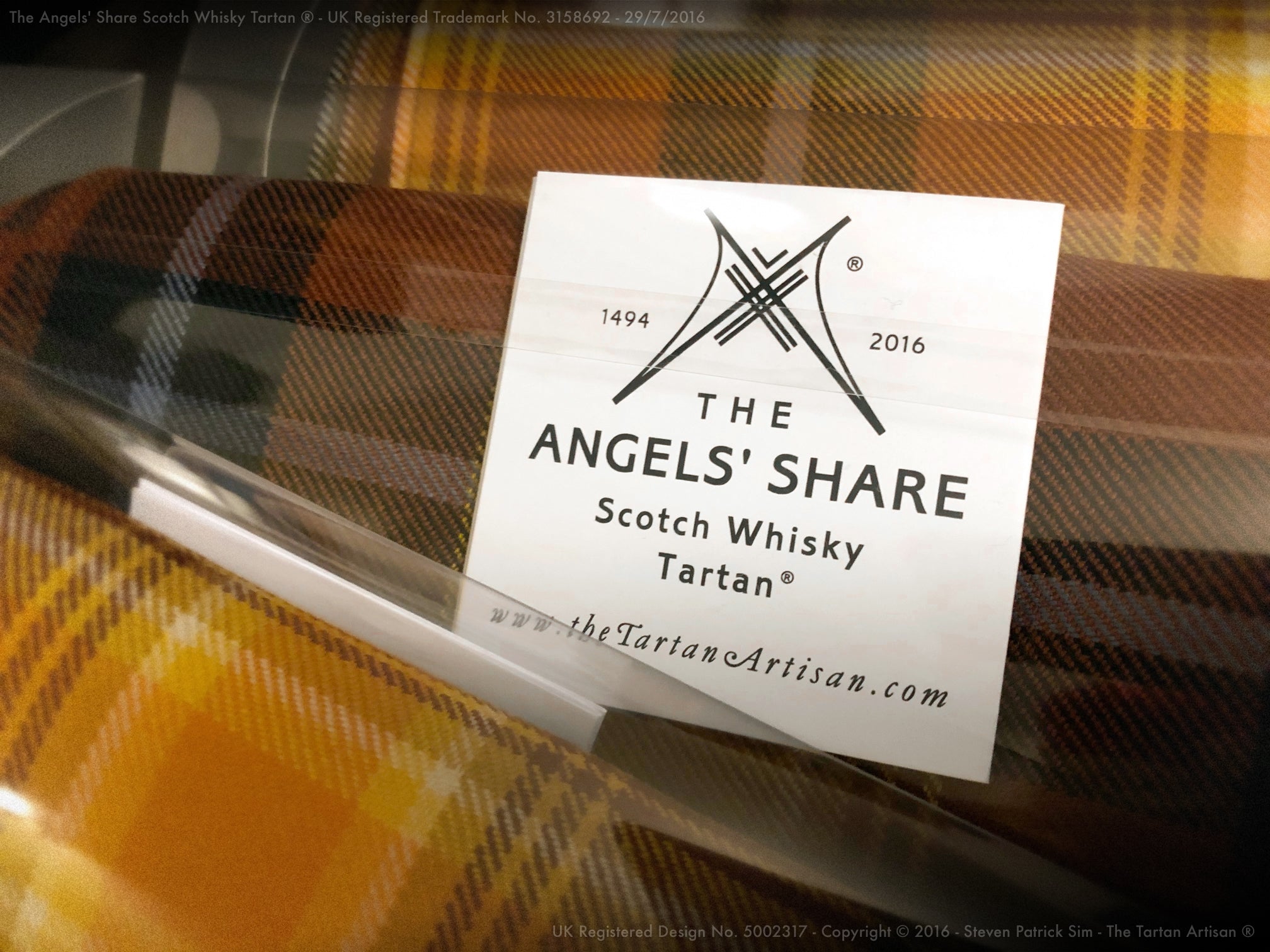 The Angels' Share Scotch Whisky Tartan® - Worsted Wool Scarf