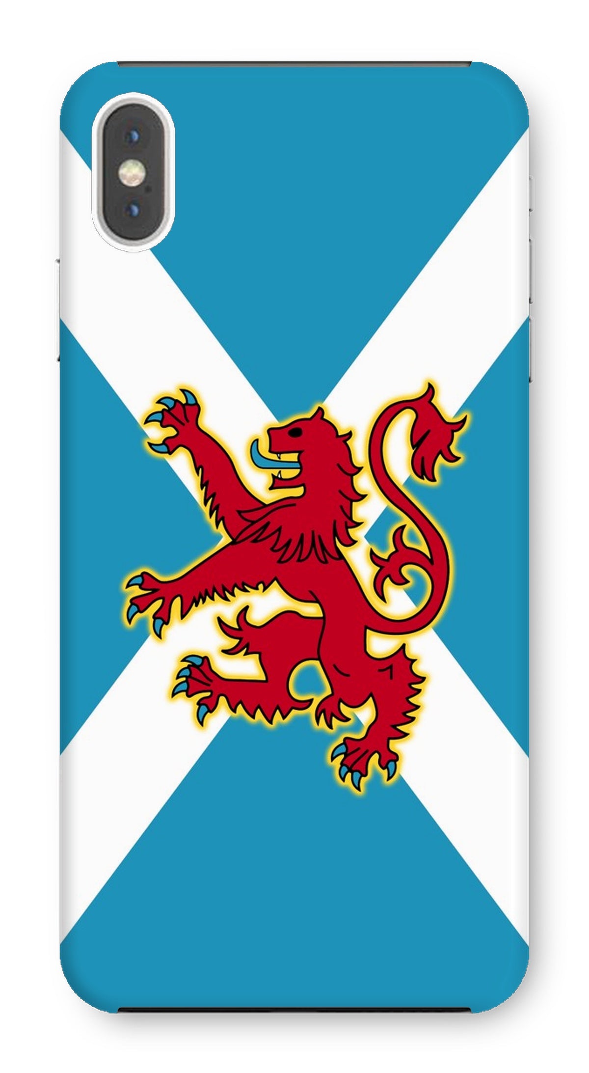 Ancient Azure Scottish Saltire & Lion Rampant ~ Phone Case (collection 2)