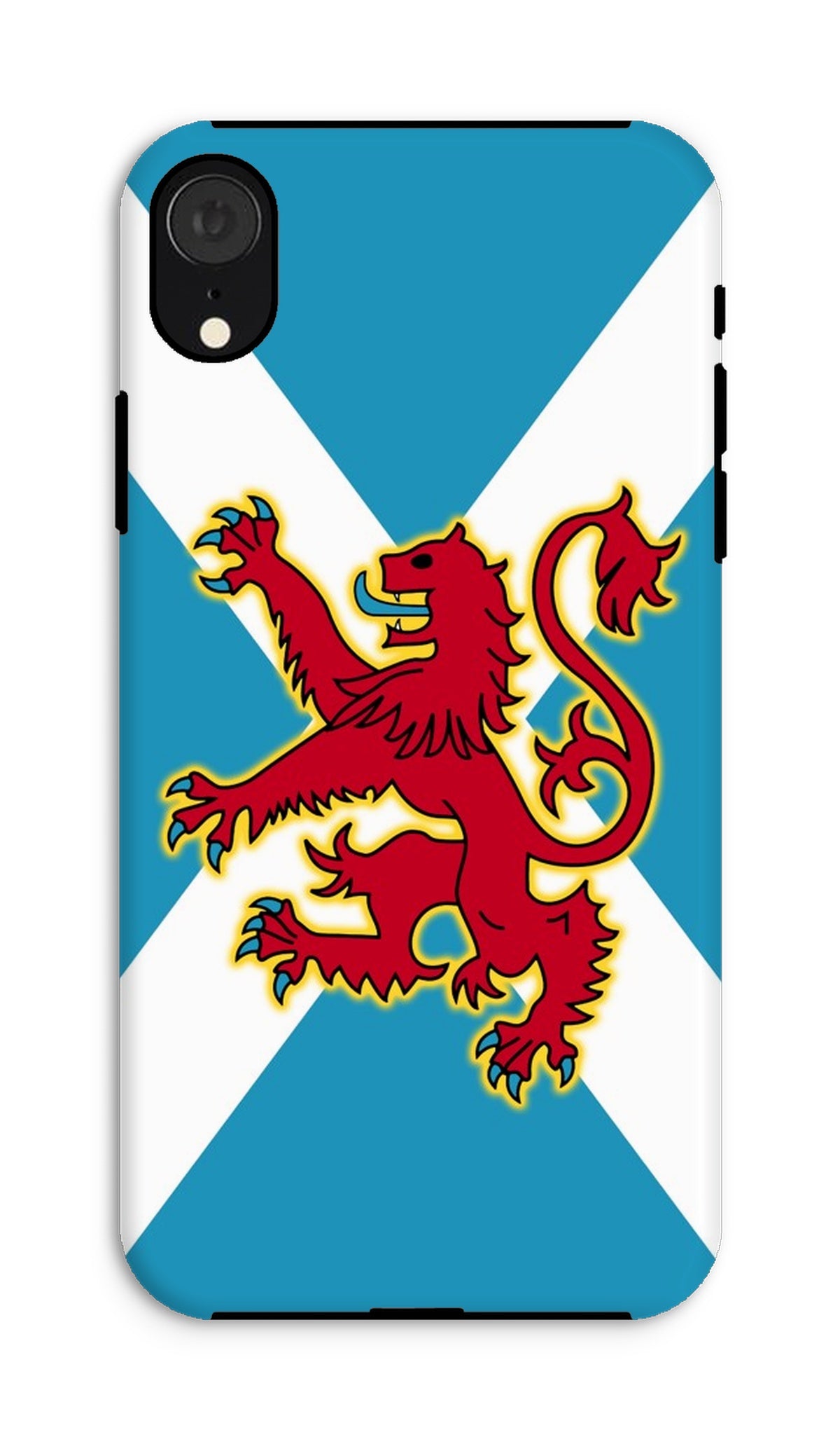 Ancient Azure Scottish Saltire & Lion Rampant ~ Phone Case (collection 1)