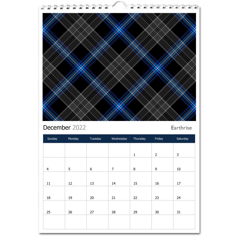 The Tartan Artisan® - Perpetual Calendar - Earthrise Edition