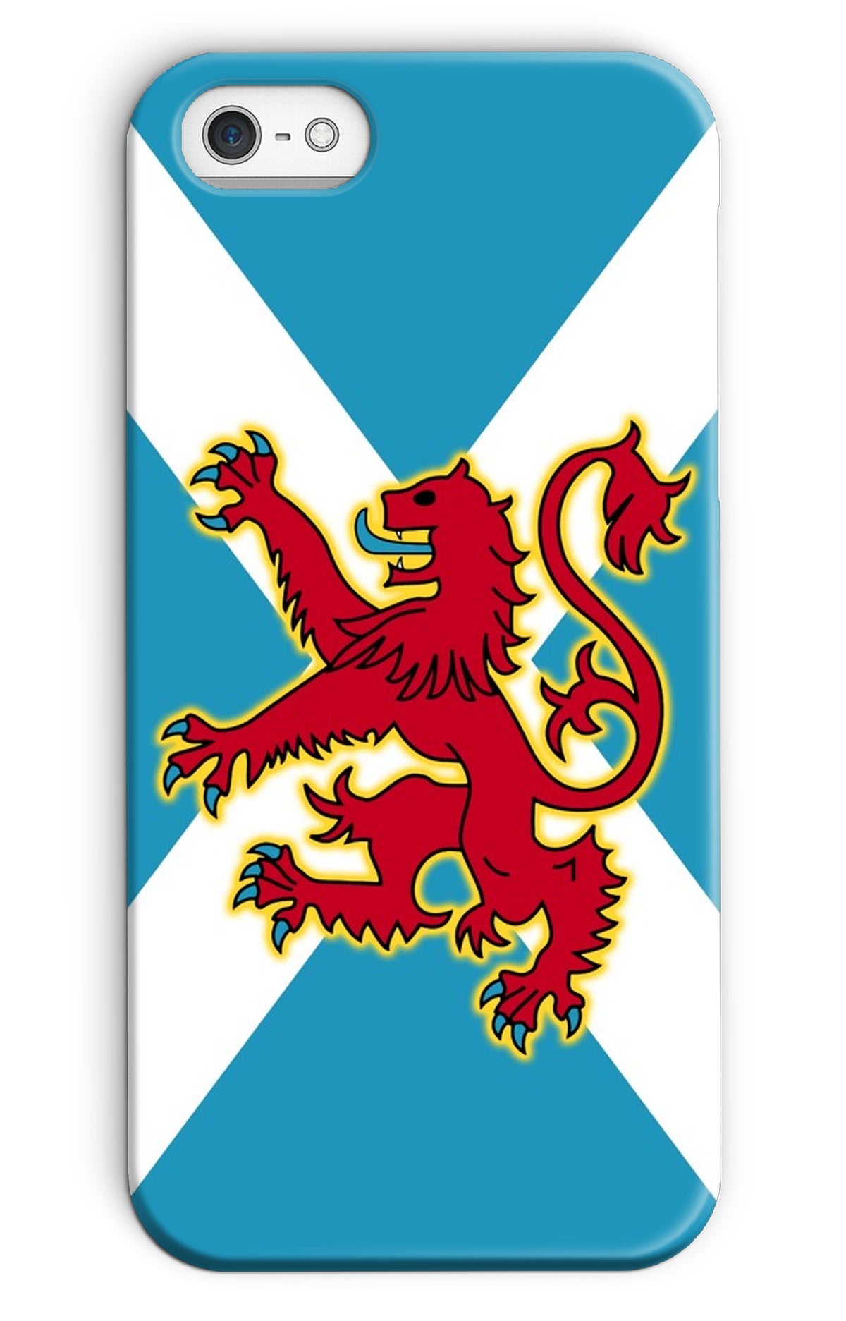 Ancient Azure Scottish Saltire & Lion Rampant ~ Phone Case (collection 1)