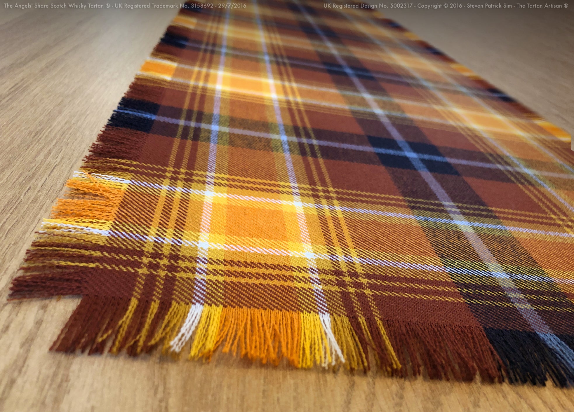 The Angels' Share - Scotch Whisky Tartan Bar Runner