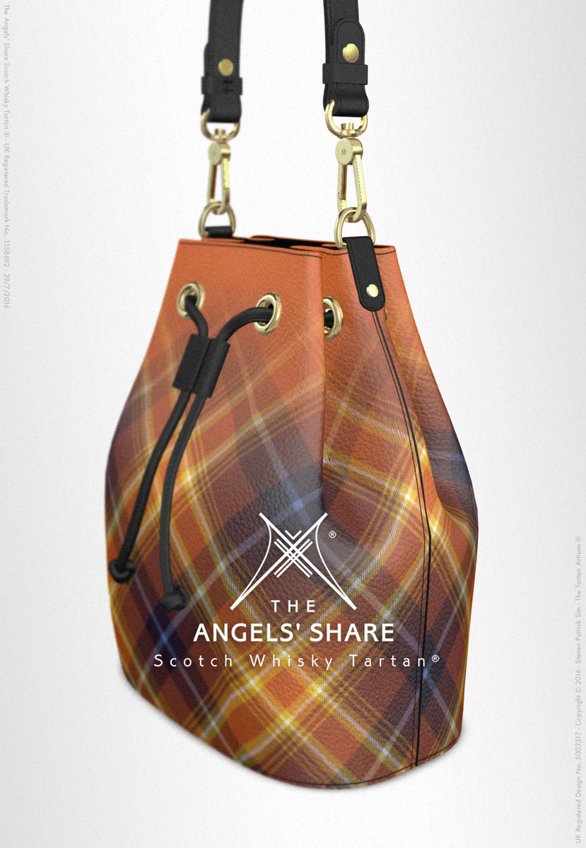 The Angels' Share - Custom Made Leather Bucket Bag - Whisky Amber