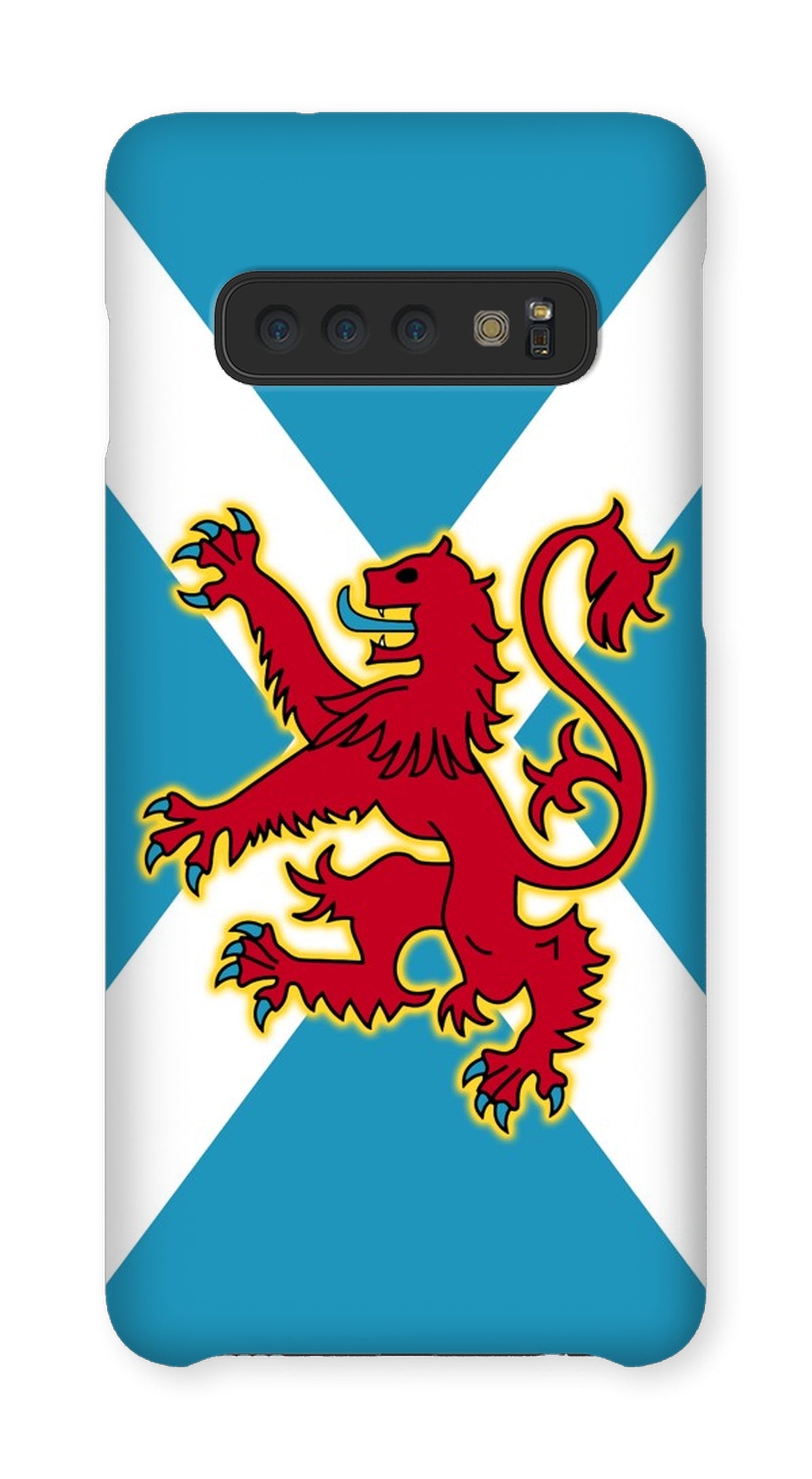 Ancient Azure Scottish Saltire & Lion Rampant ~ Phone Case (collection 1)