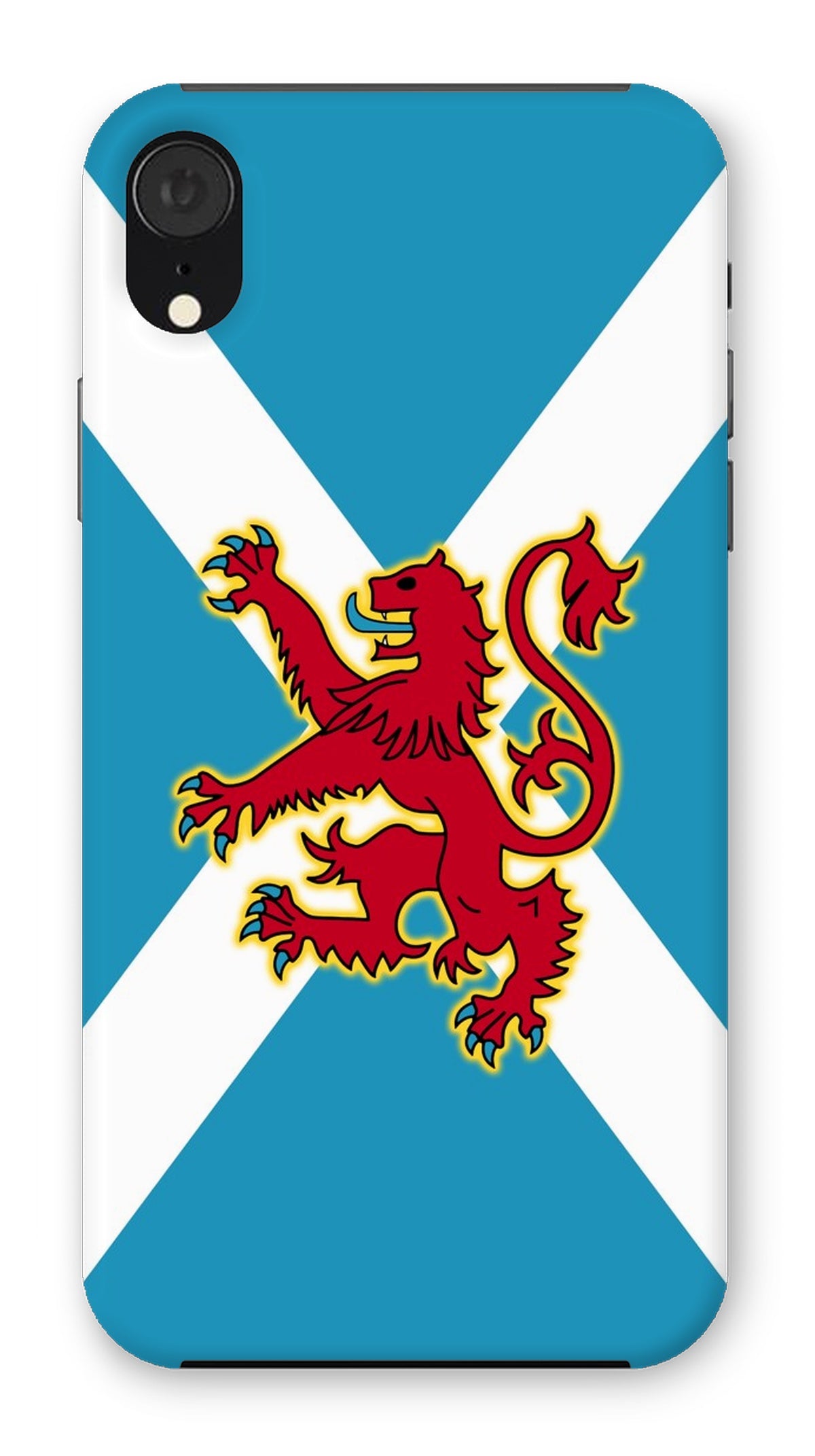 Ancient Azure Scottish Saltire & Lion Rampant ~ Phone Case (collection 1)