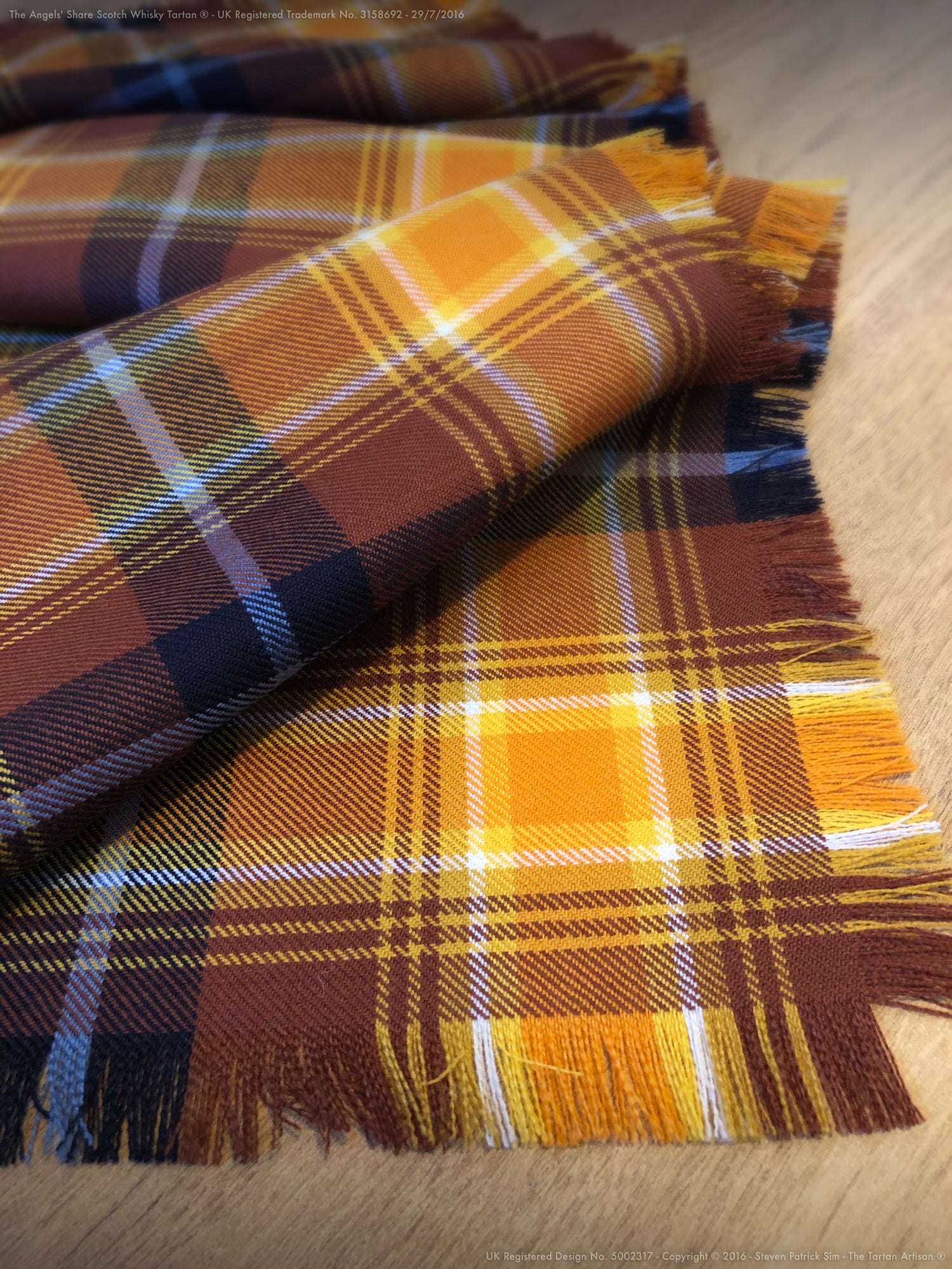 The Angels' Share - Scotch Whisky Tartan Bar Runner