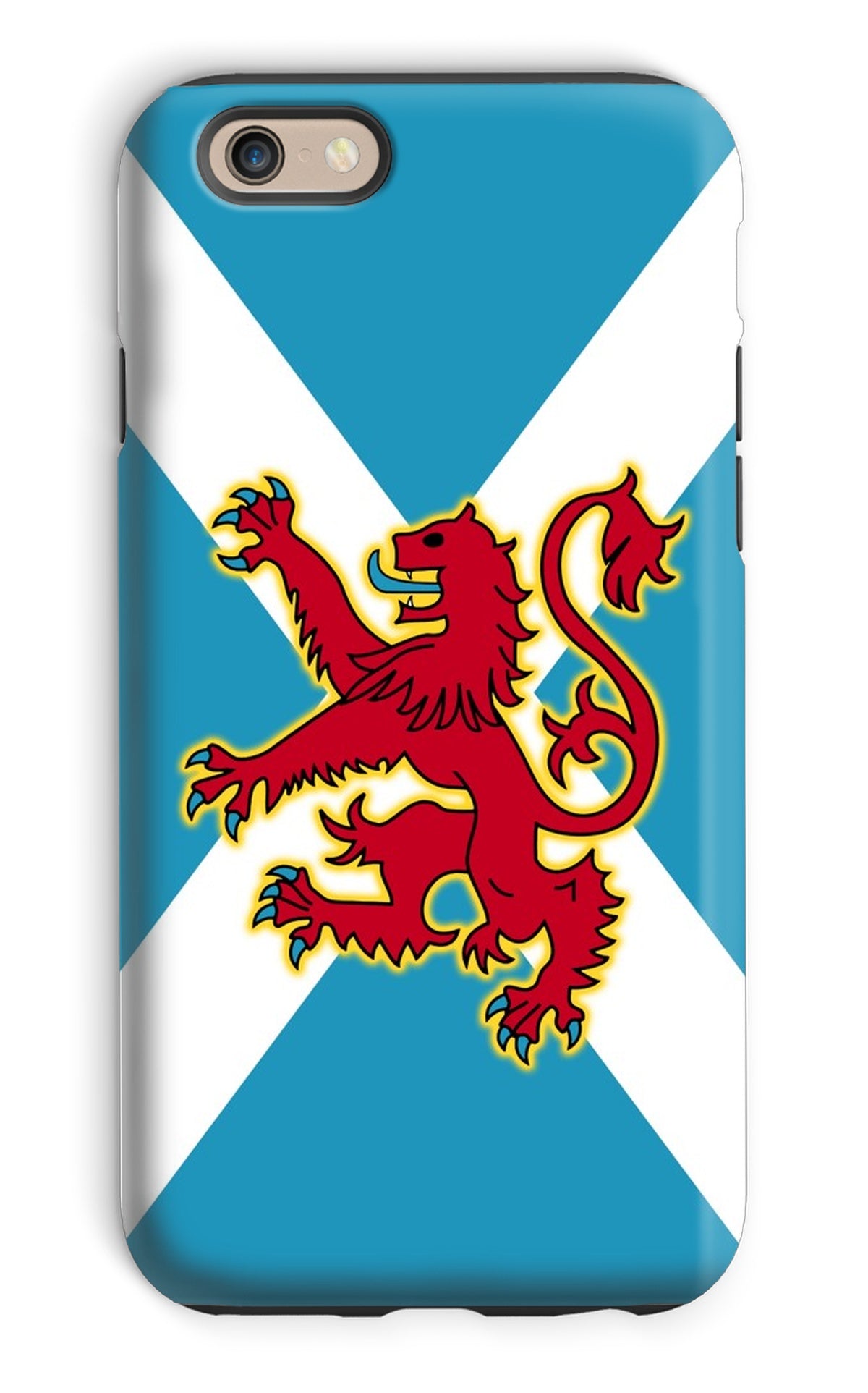 Ancient Azure Scottish Saltire & Lion Rampant ~ Phone Case (collection 2)