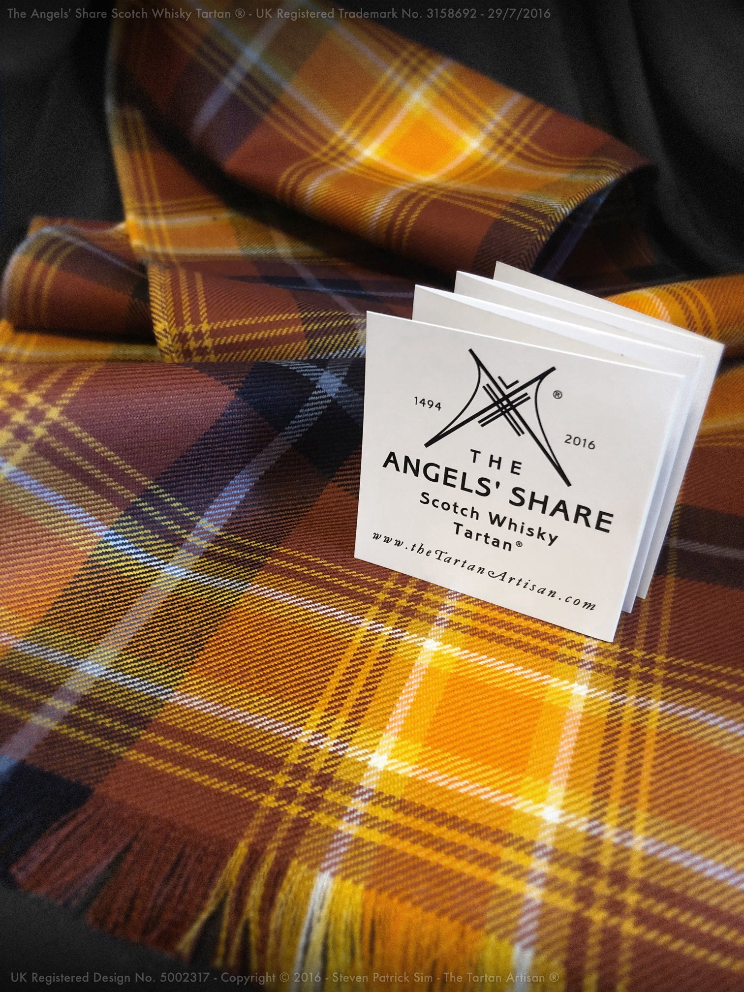 The Angels' Share Scotch Whisky Tartan® - Worsted Wool Scarf