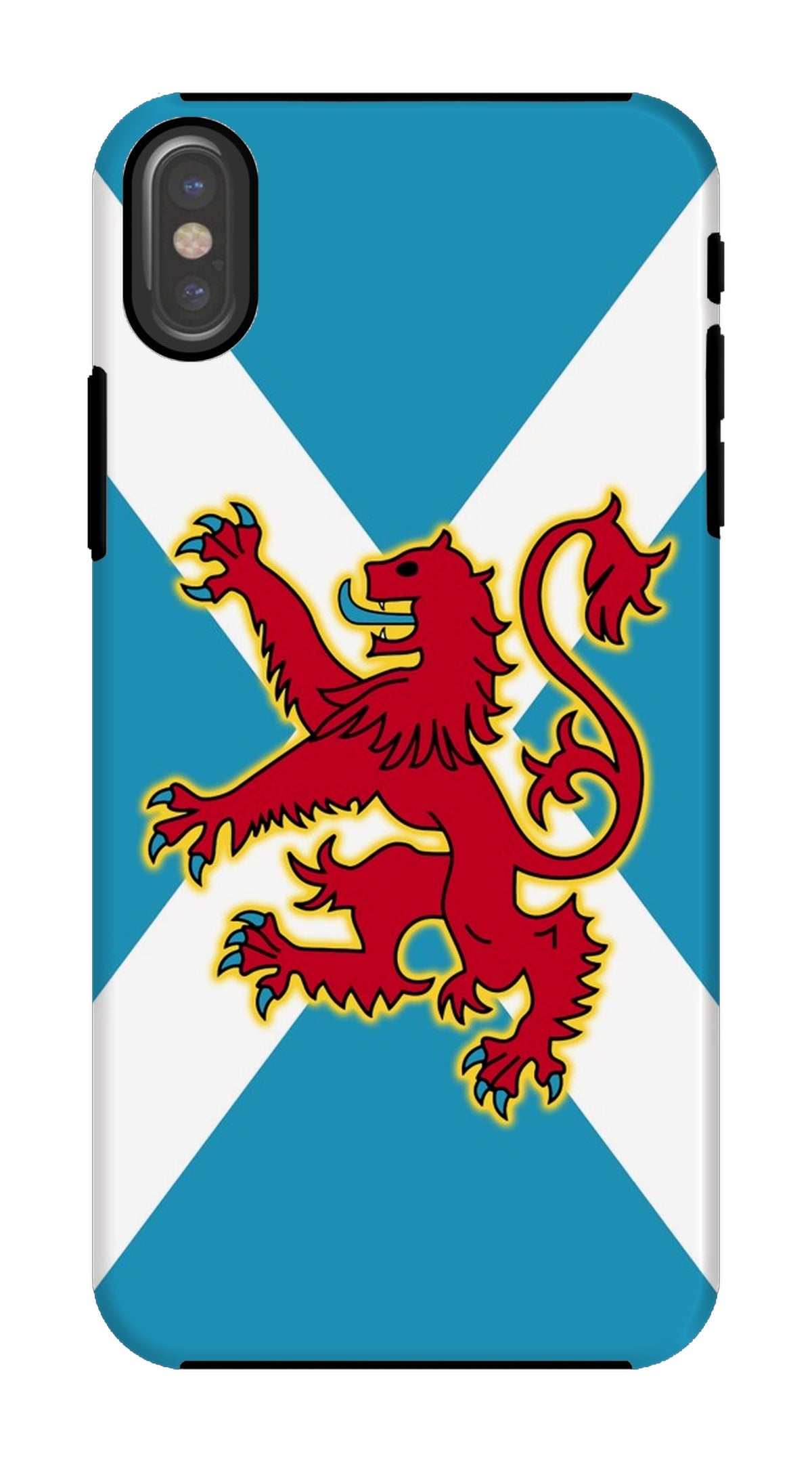Ancient Azure Scottish Saltire & Lion Rampant ~ Phone Case (collection 2)