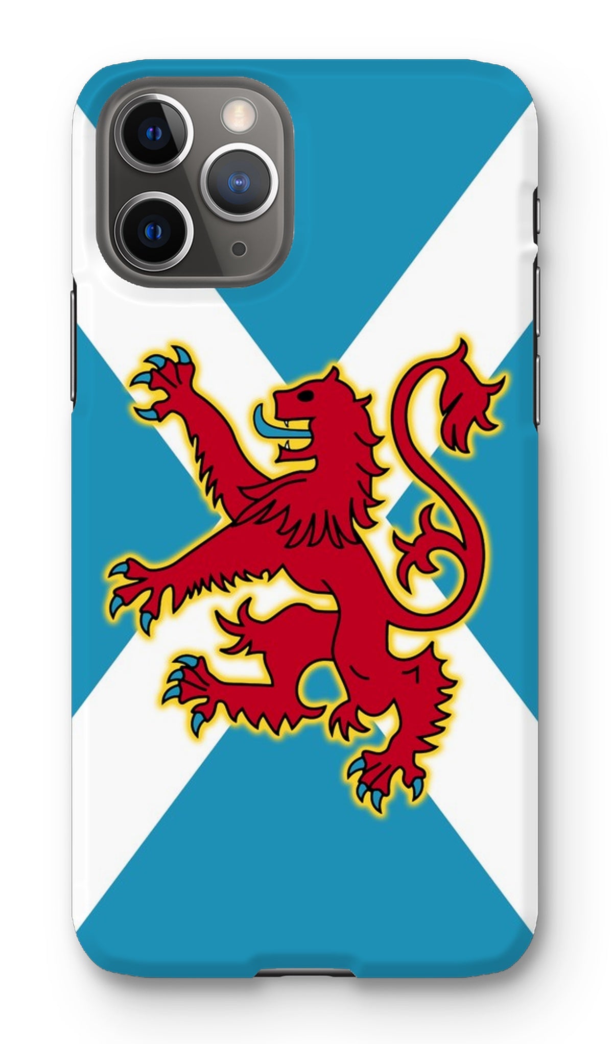 Ancient Azure Scottish Saltire & Lion Rampant ~ Phone Case (collection 1)