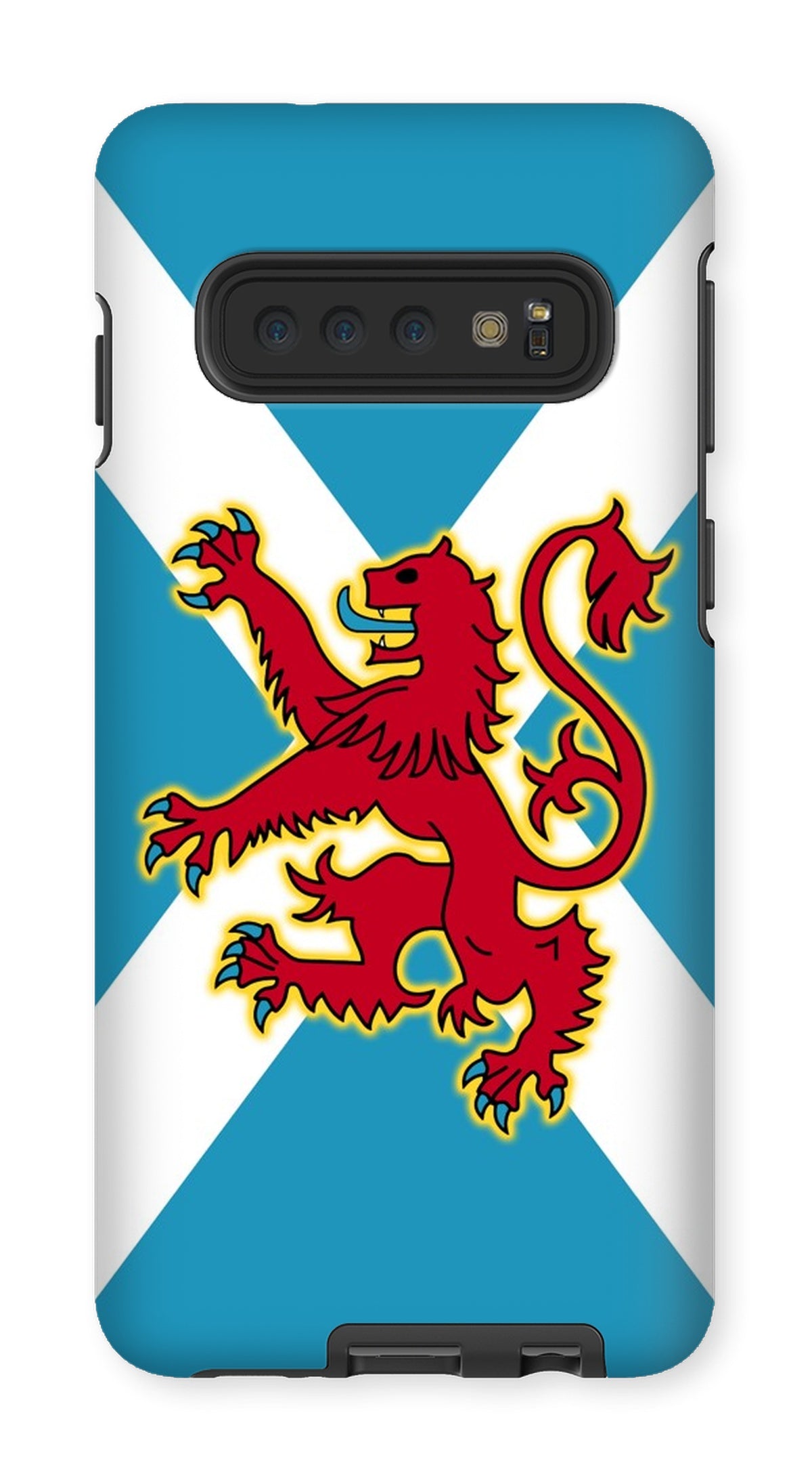 Ancient Azure Scottish Saltire & Lion Rampant ~ Phone Case (collection 1)