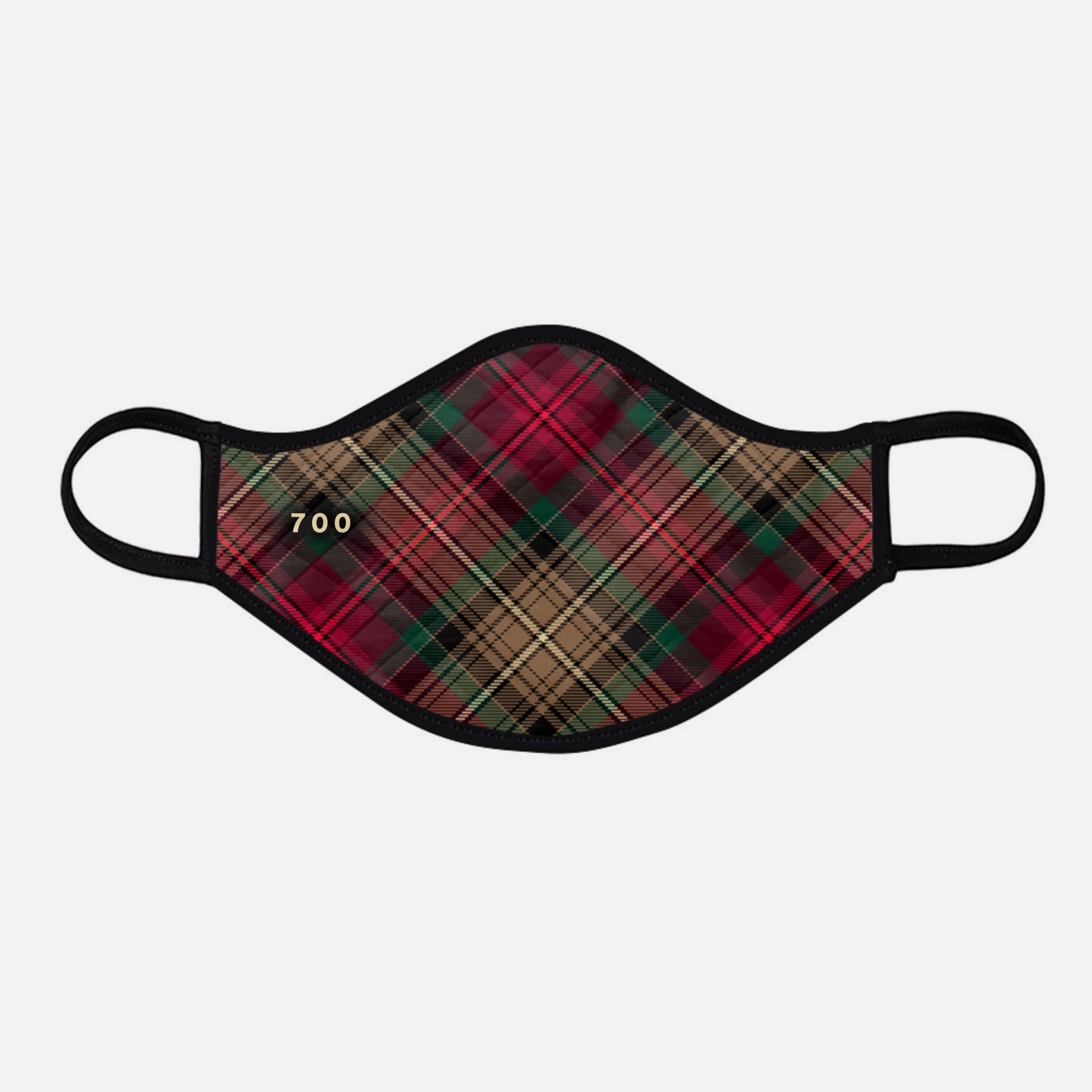 The Declaration of Arbroath 6th April 1320 700th Anniversary 7th Centennial Contoured Tartan - Scottish Saltire - Face Mask - large