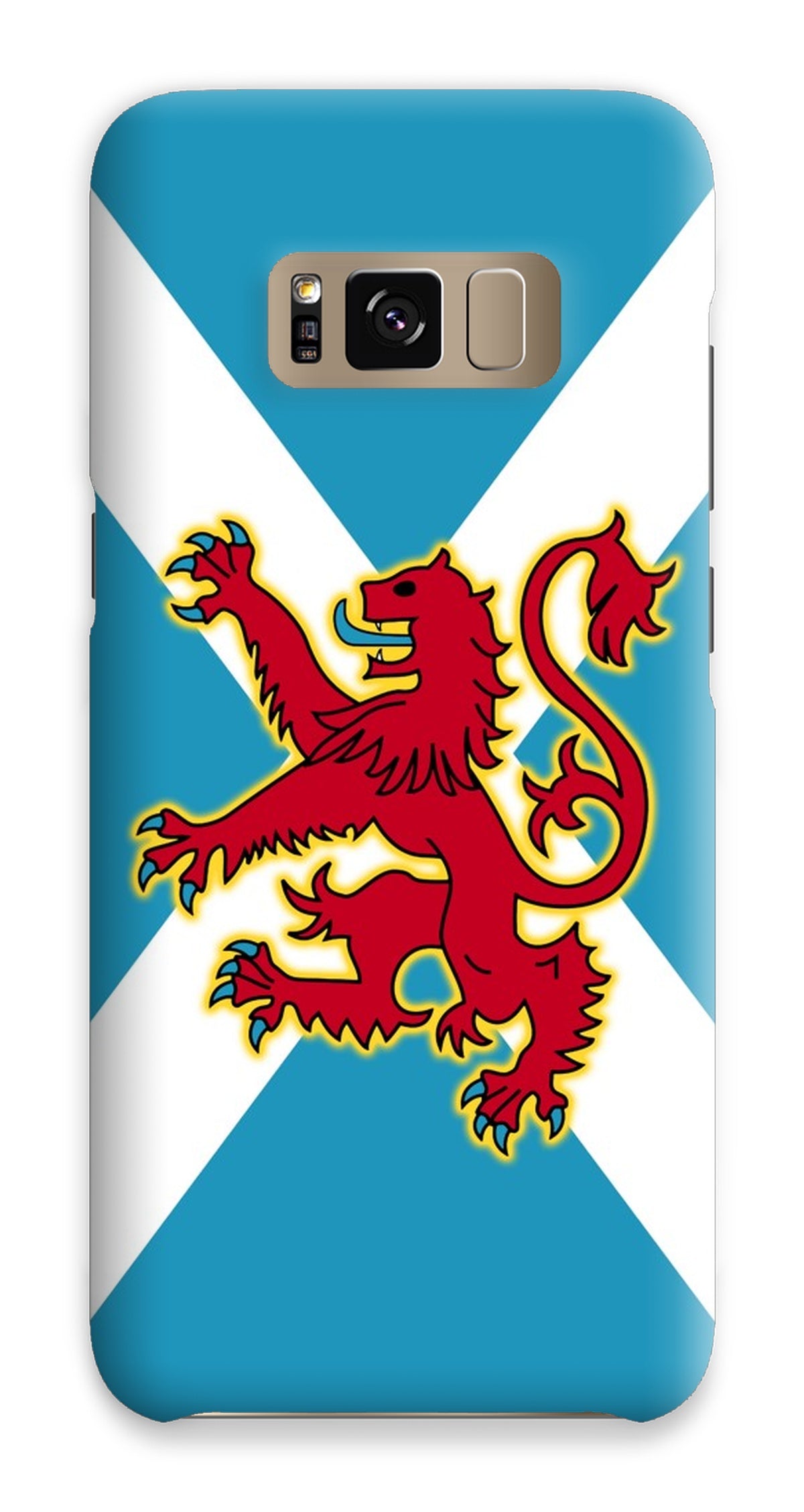 Ancient Azure Scottish Saltire & Lion Rampant ~ Phone Case (collection 1)