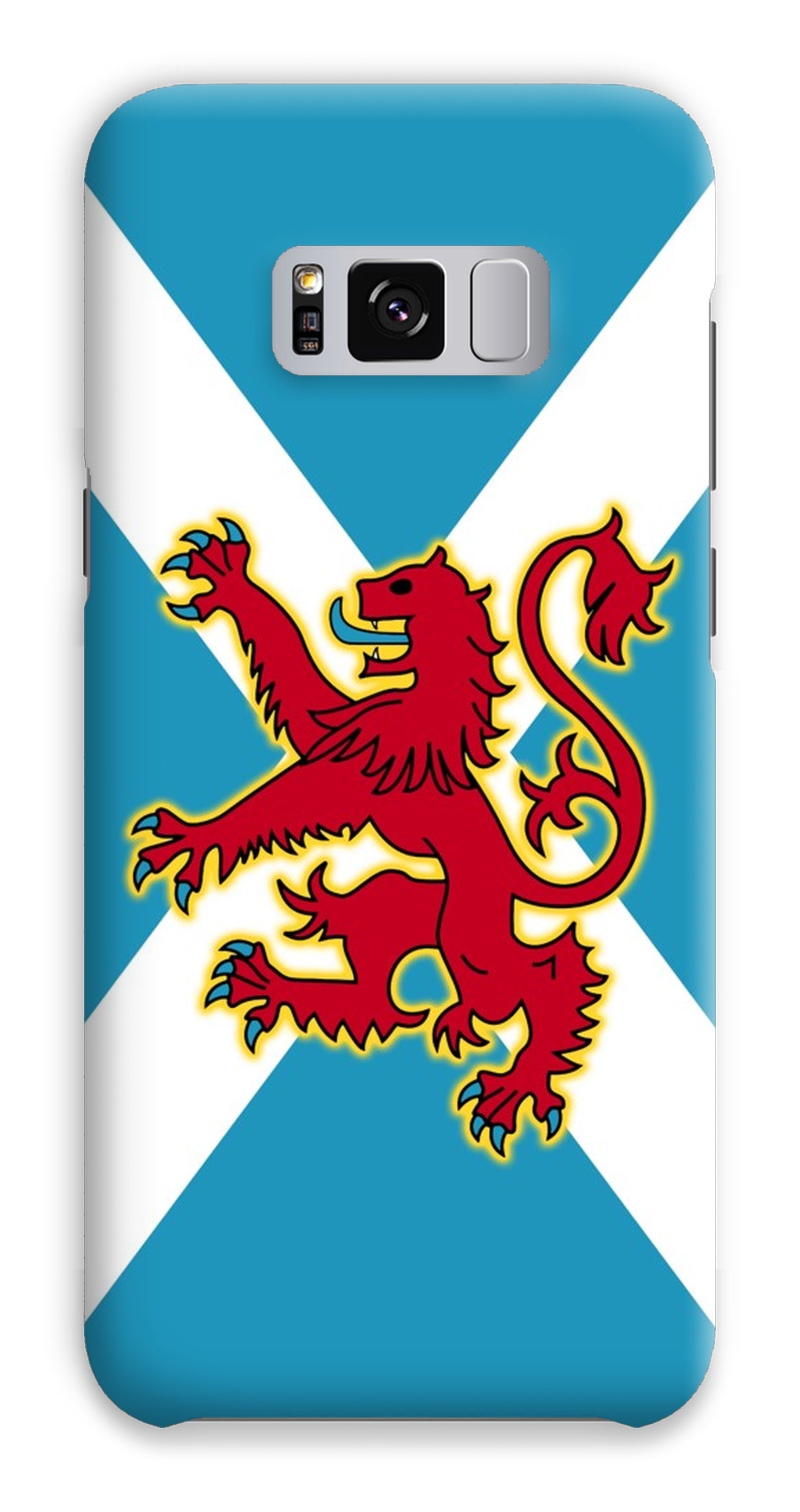 Ancient Azure Scottish Saltire & Lion Rampant ~ Phone Case (collection 2)
