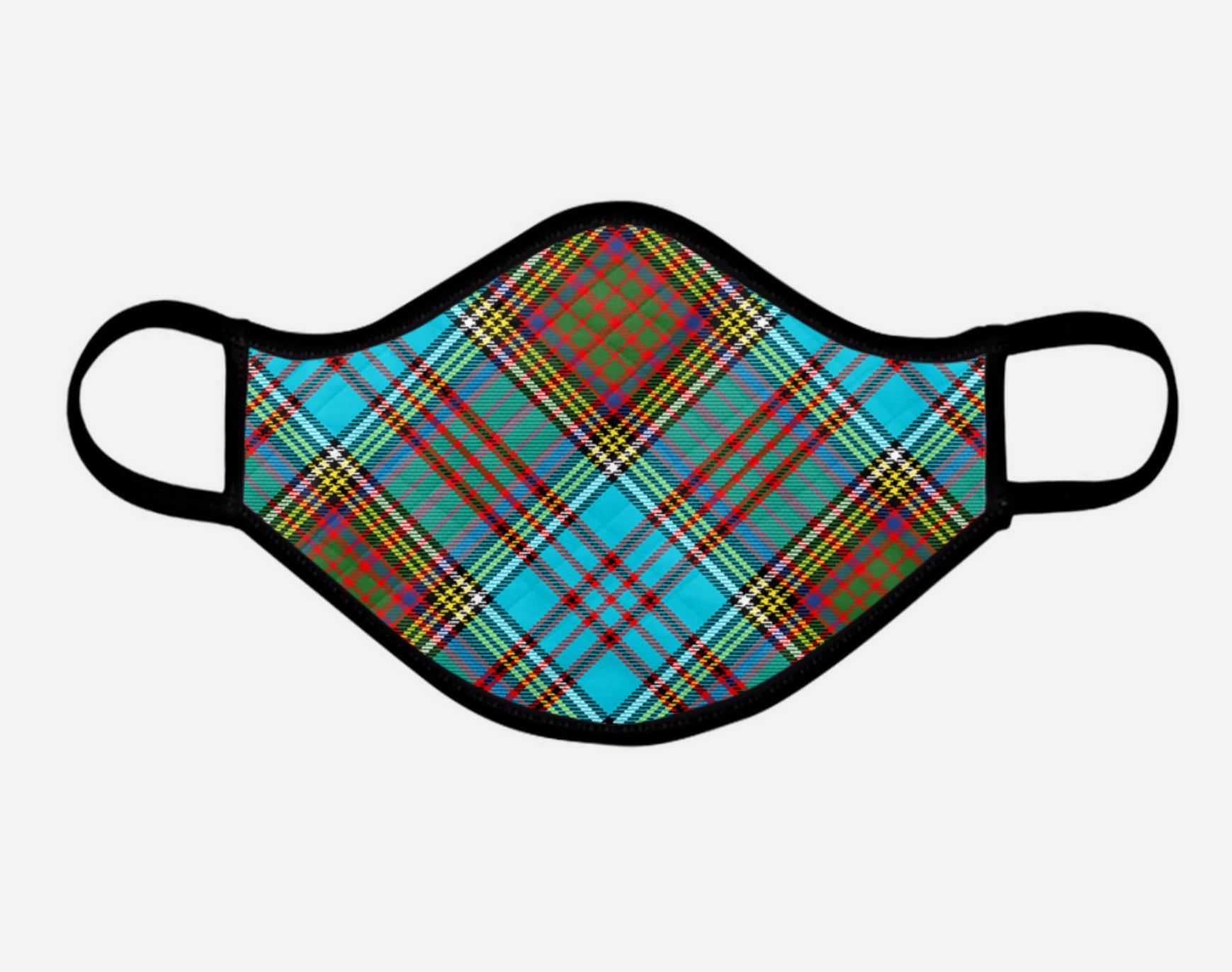 Anderson Ancient Tartan Custom Facemask - Extra Large - by Steven Patrick Sim - the Tartan Artisan - Scotland Arbroath Angus