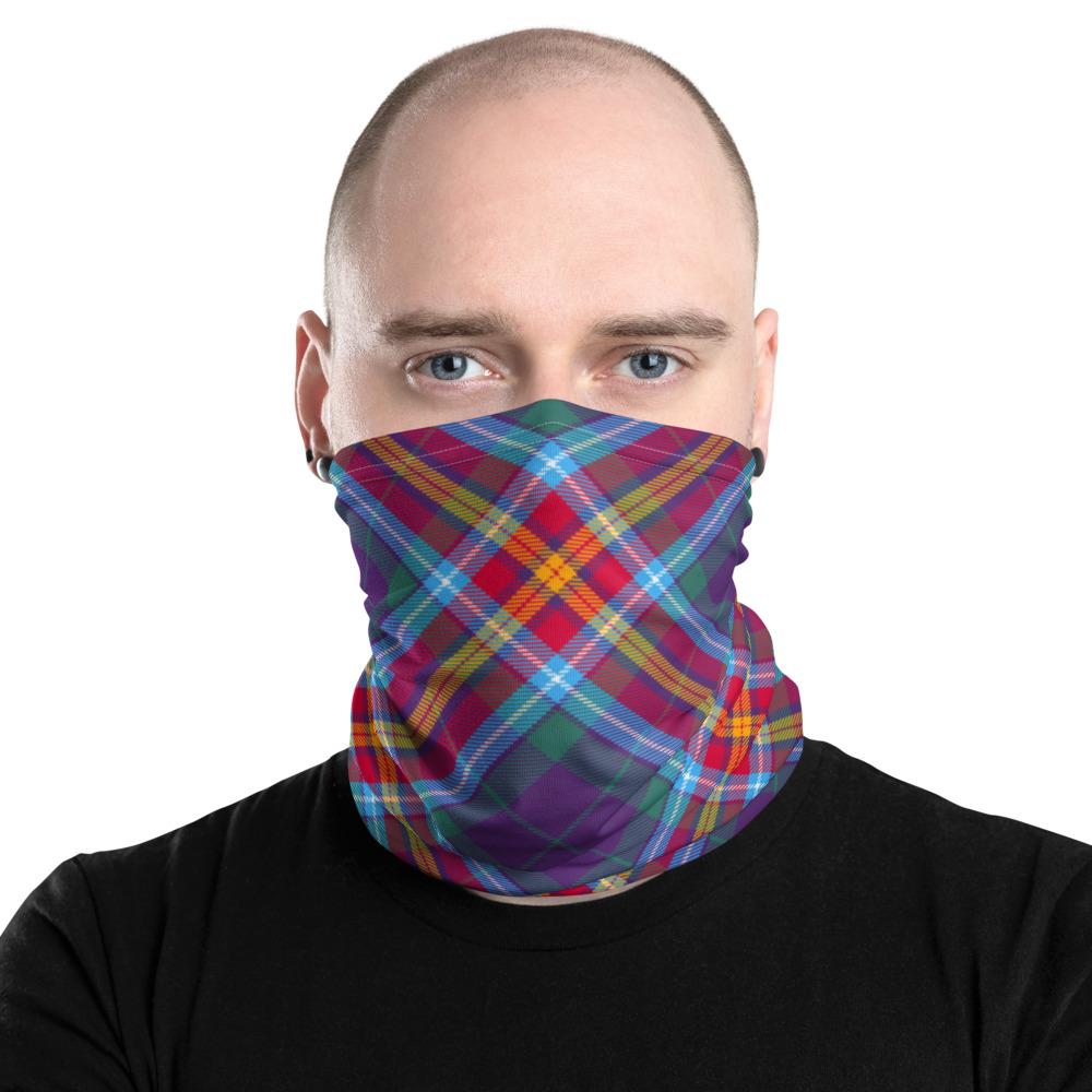 Alba Gu Brath Tartan Unisex Neck Gaiter - Large Sett 1