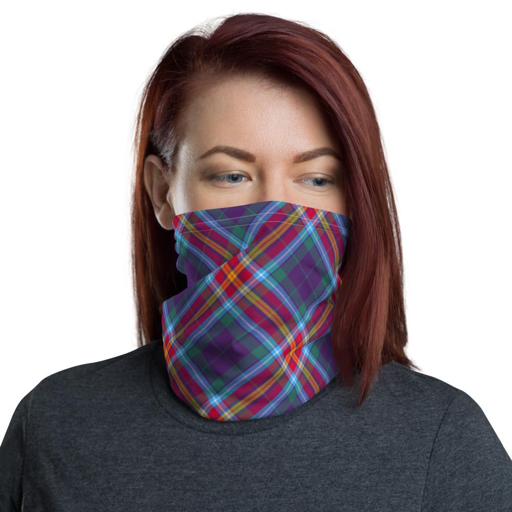 Alba Gu Brath Tartan Unisex Neck Gaiter - Small Sett 4