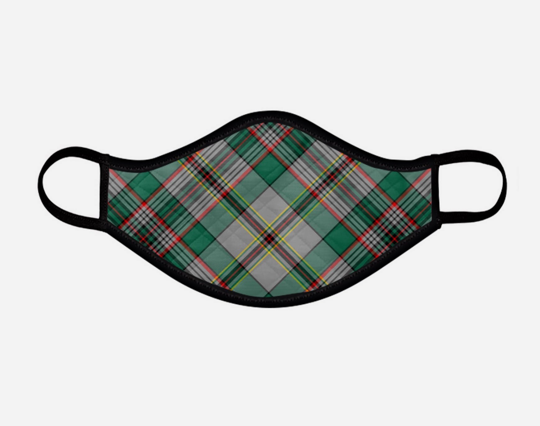 Craig Tartan Custom Facemask - Medium - by Steven Patrick Sim - the Tartan Artisan - Scotland Arbroath Angus