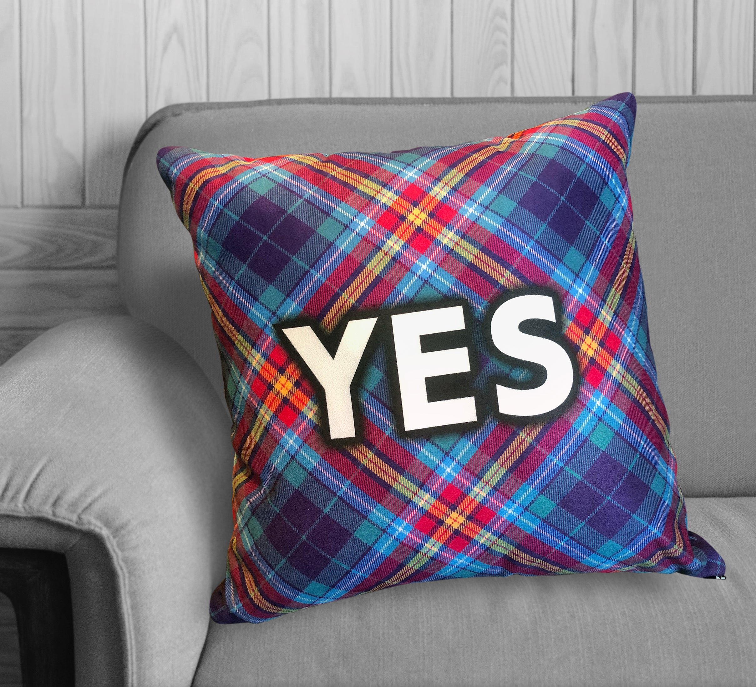 YES Tartan by The Tartan Artisan - Alba gu bràth - 22" Cushion