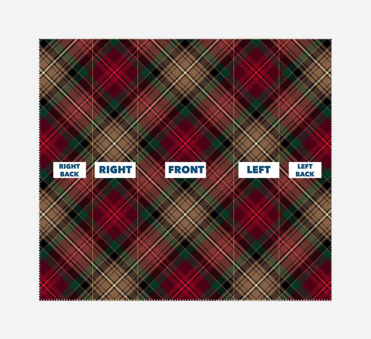 Declaration Tartan 700 Unisex Neck Gaiter printed areas L