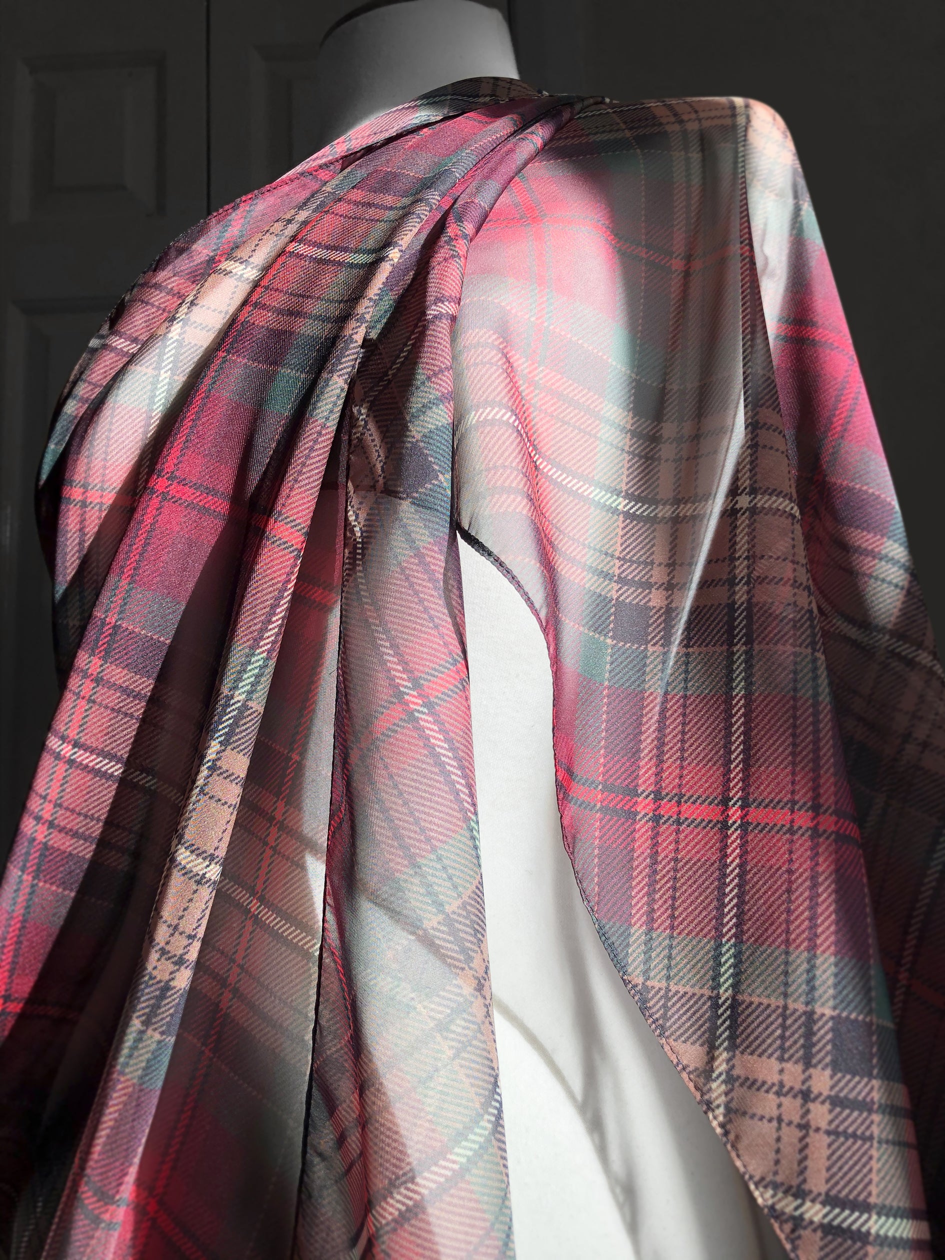 Declaration of Arbroath 7th Centennial Anniversary Tartan ~ Paris Chiffon ~ Luxury Scarf