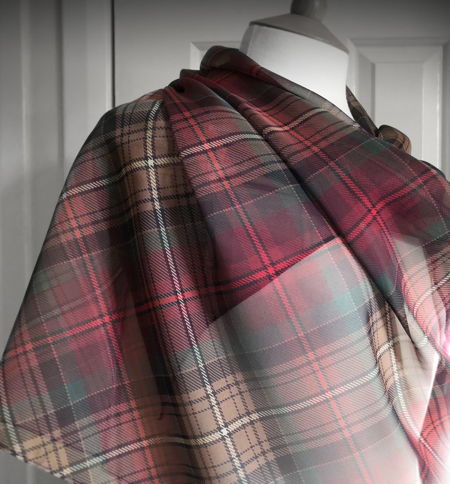 Declaration of Arbroath 7th Centennial Anniversary Tartan ~ Paris Chiffon ~ Luxury Scarf