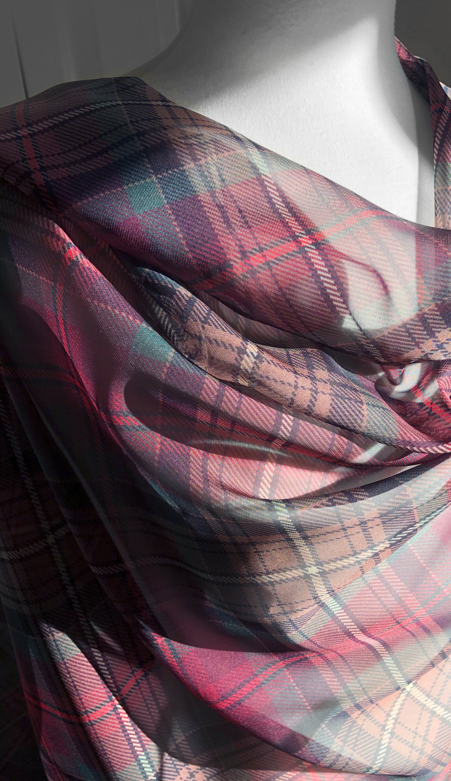 Declaration of Arbroath 7th Centennial Anniversary Tartan ~ Paris Chiffon ~ Luxury Scarf