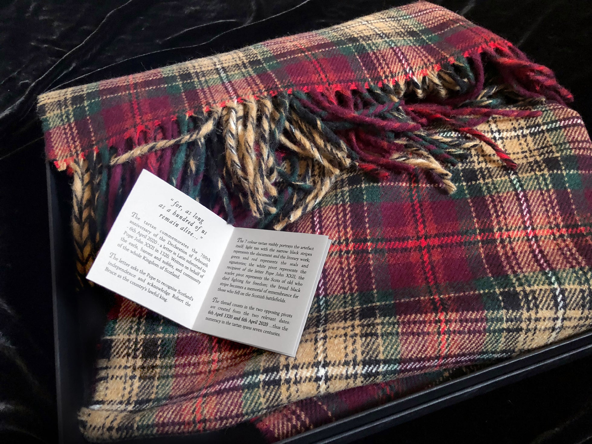 Declaration of Arbroath 7th Centennial Tartan Tartan Wrap 8