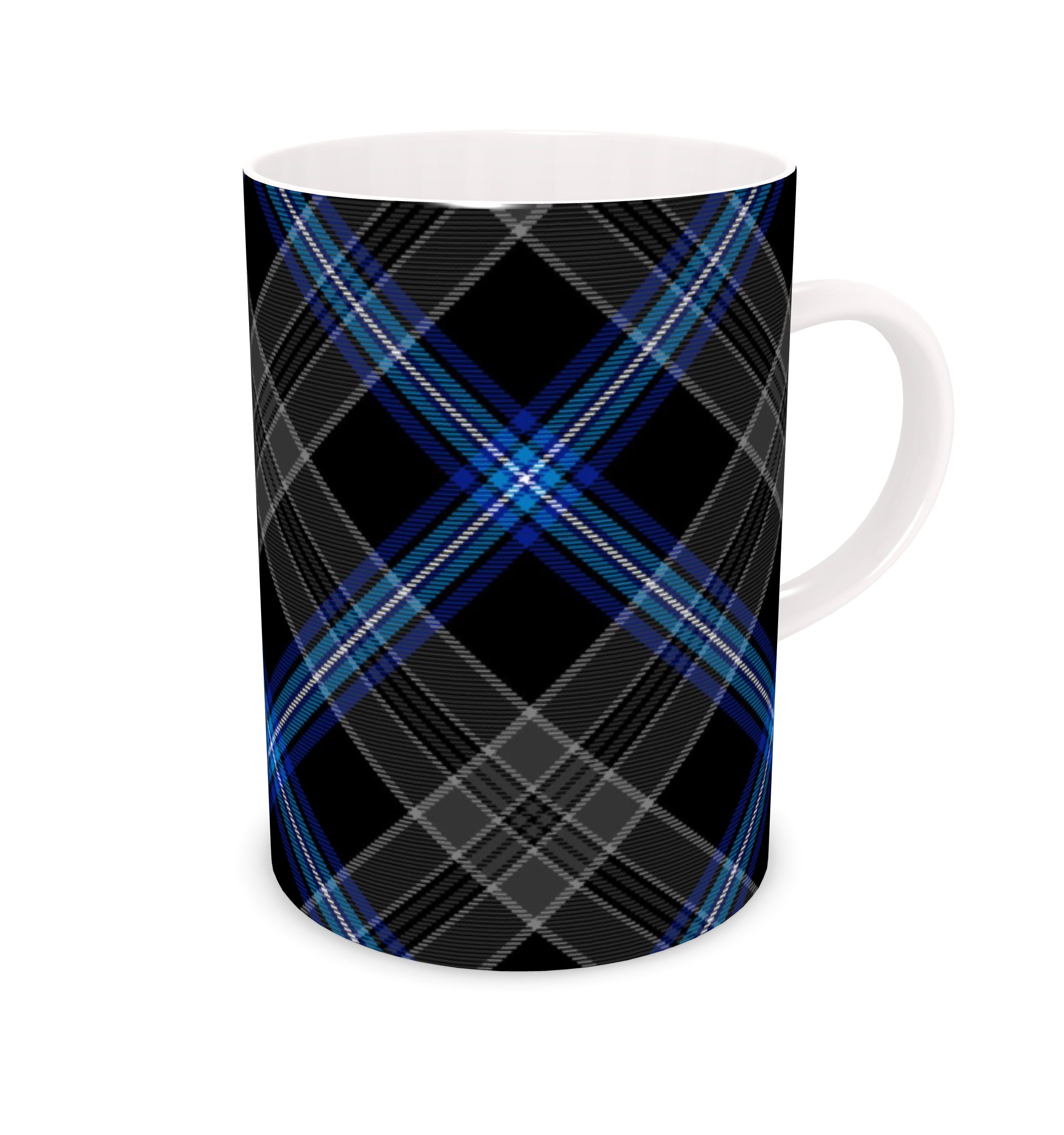 Earthrise 2.0 - Fine Bone China Mug - With the Earthrise tartan 3