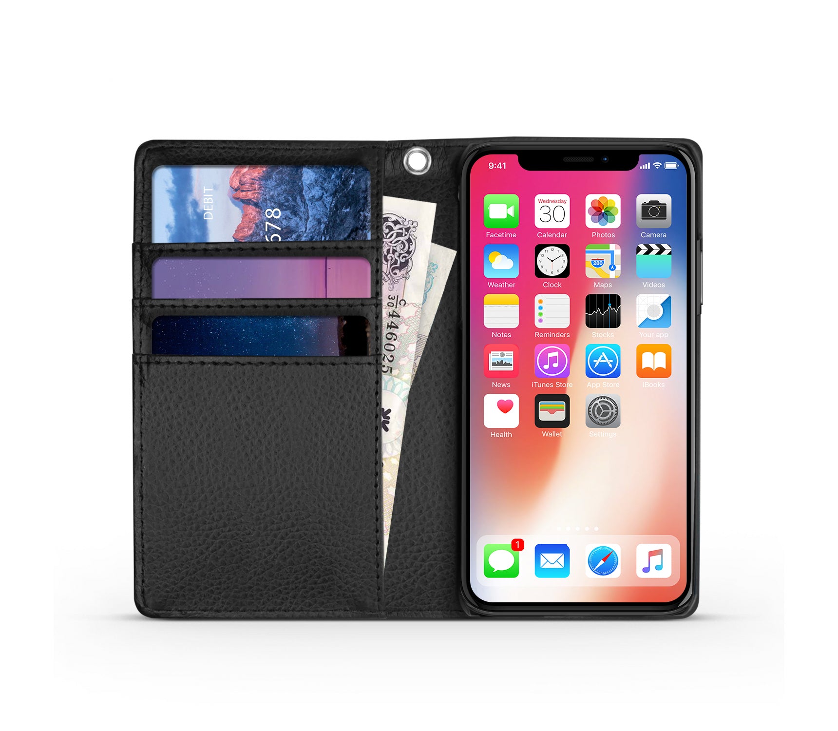 The DECLARATION Tartan ~ Faux Leather Wallet Phone Case