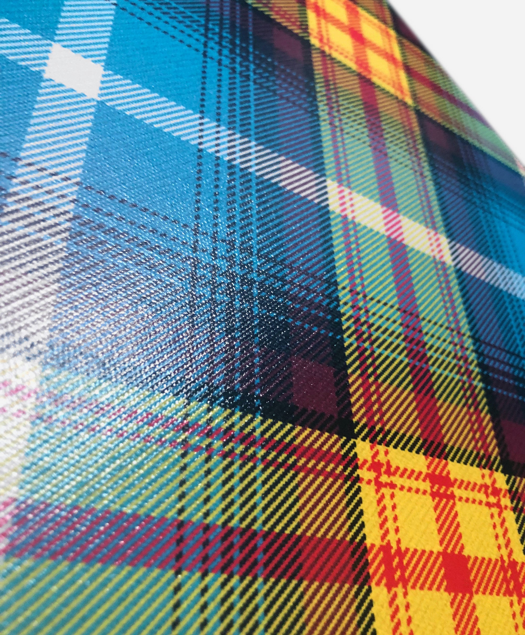 Ancient Saltire - Declaration Tartan 16" Framed Canvas