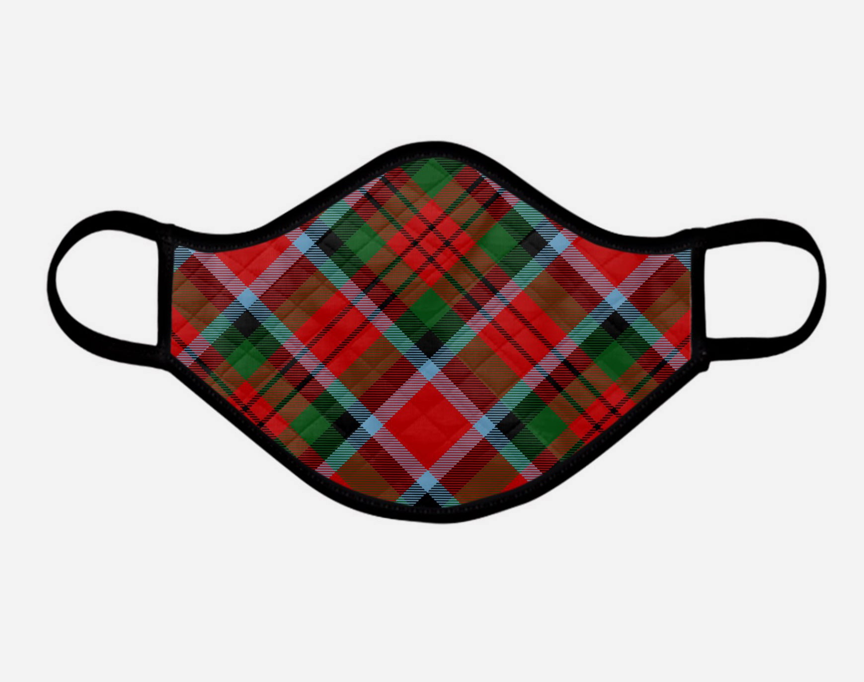 Macduff Tartan Custom Facemask - Extra Large - by Steven Patrick Sim - the Tartan Artisan - Scotland Arbroath Angus
