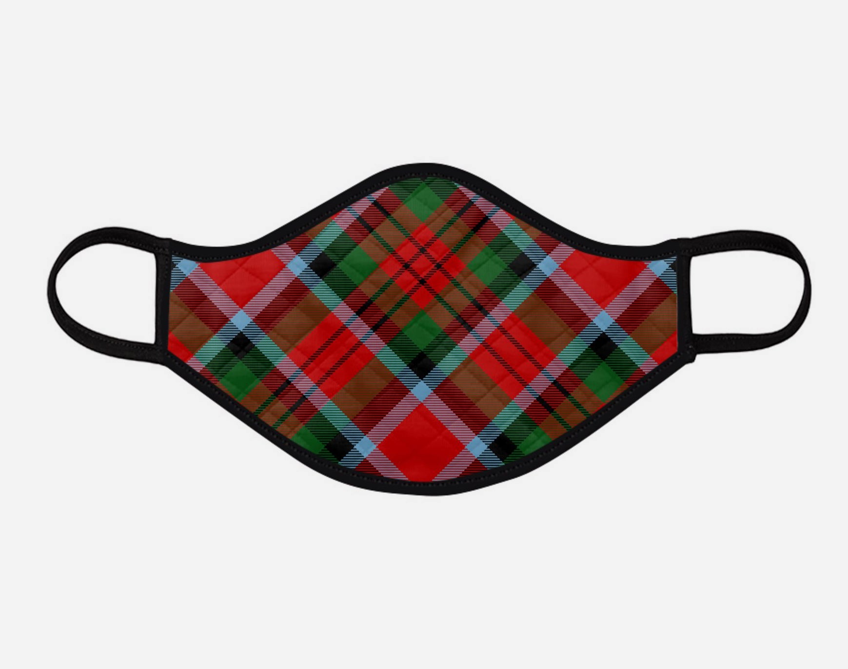 Macduff Tartan Custom Facemask - Medium - by Steven Patrick Sim - the Tartan Artisan - Scotland Arbroath Angus