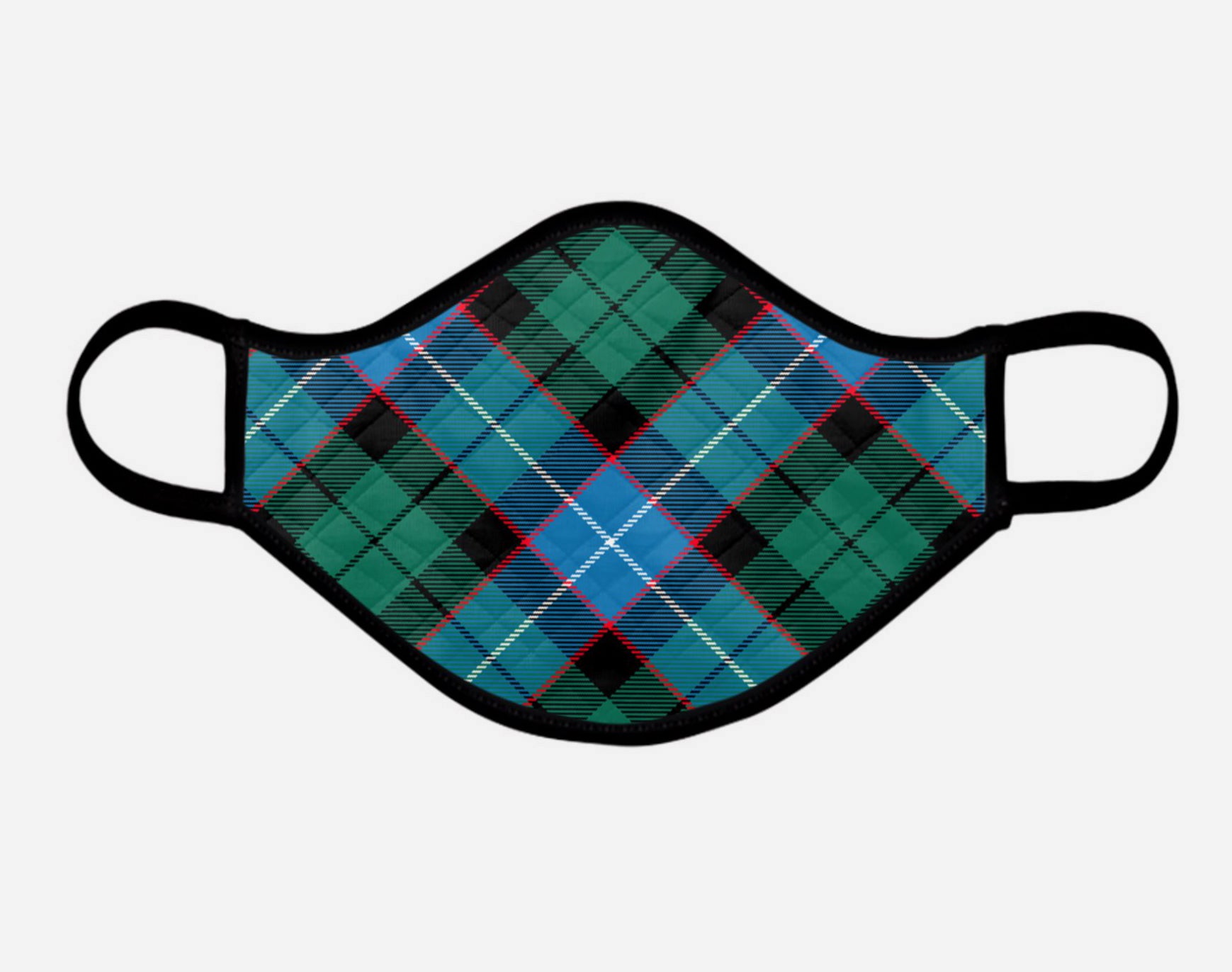 Mitchell Tartan Custom Facemask - Extra Large - by Steven Patrick Sim - the Tartan Artisan - Scotland Arbroath Angus
