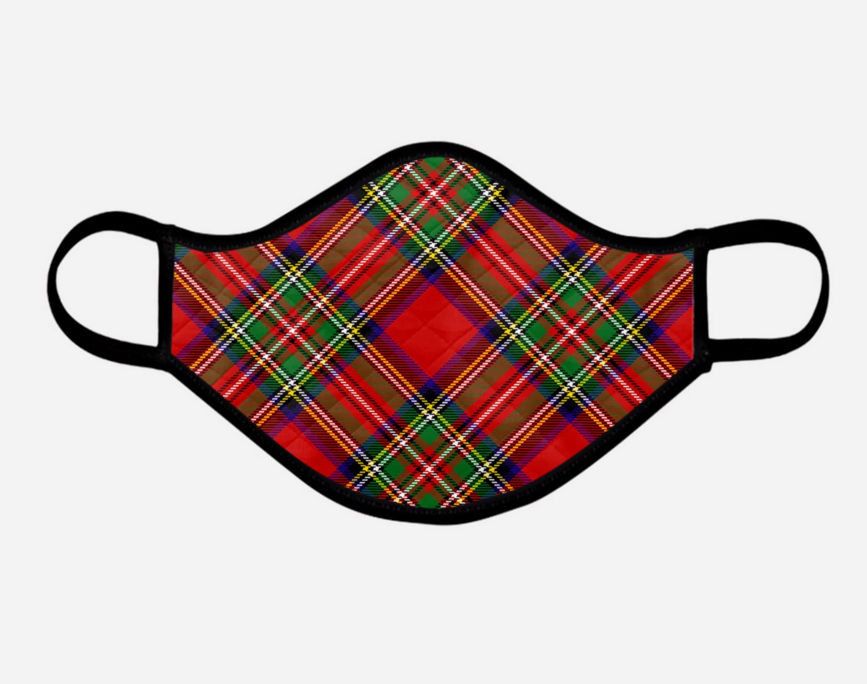 Royal Stewart Tartan Custom Facemask - Extra Large - by Steven Patrick Sim - the Tartan Artisan - Scotland Arbroath Angus